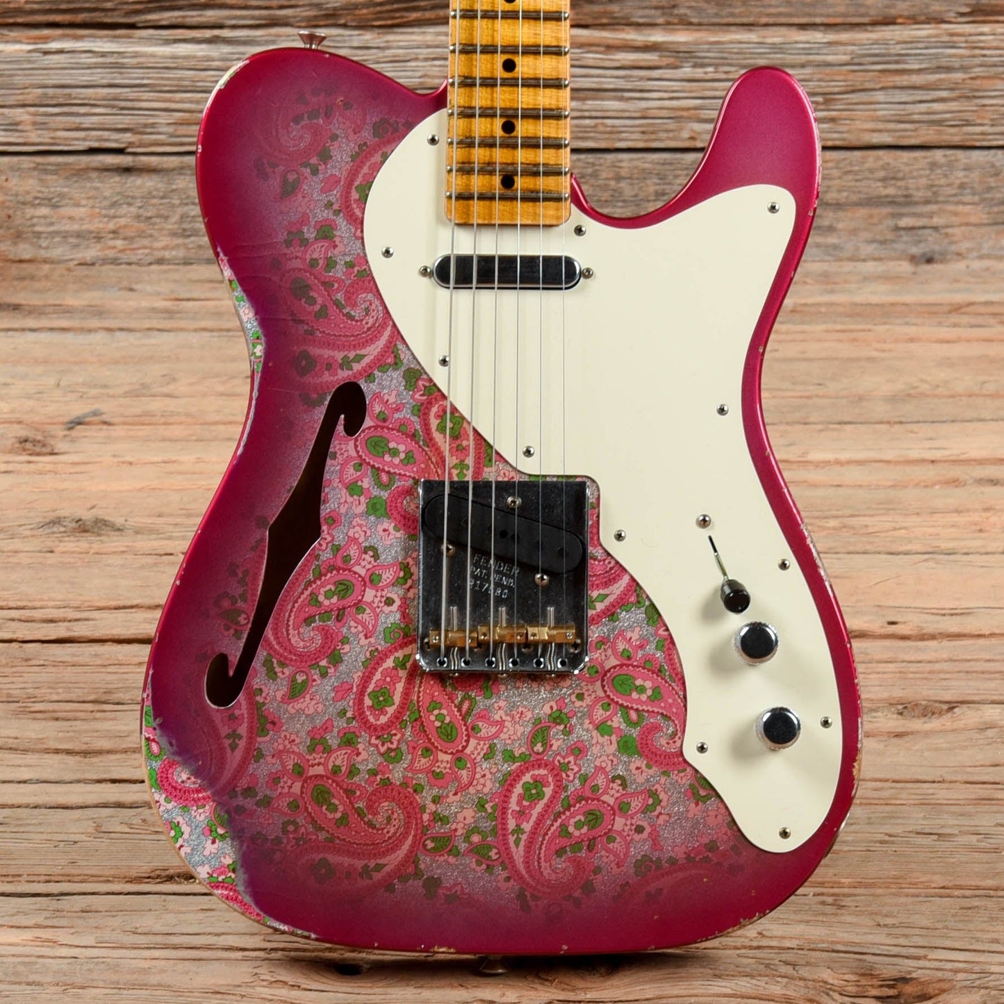 Fender Custom Shop Limited Edition '50s Telecaster Thinline Relic Pink Paisley 2017 Electric Guitars / Semi-Hollow