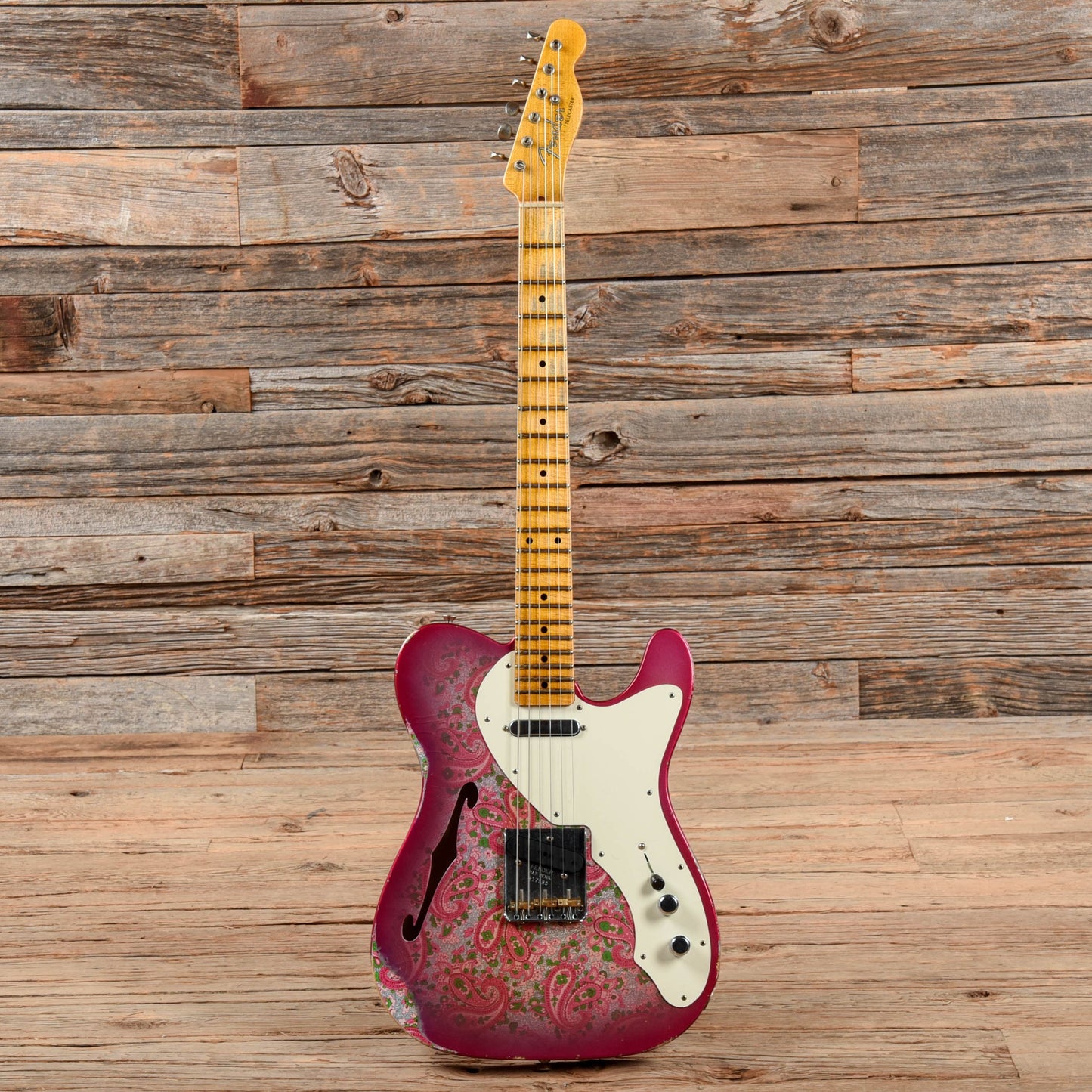 Fender Custom Shop Limited Edition '50s Telecaster Thinline Relic Pink Paisley 2017 Electric Guitars / Semi-Hollow