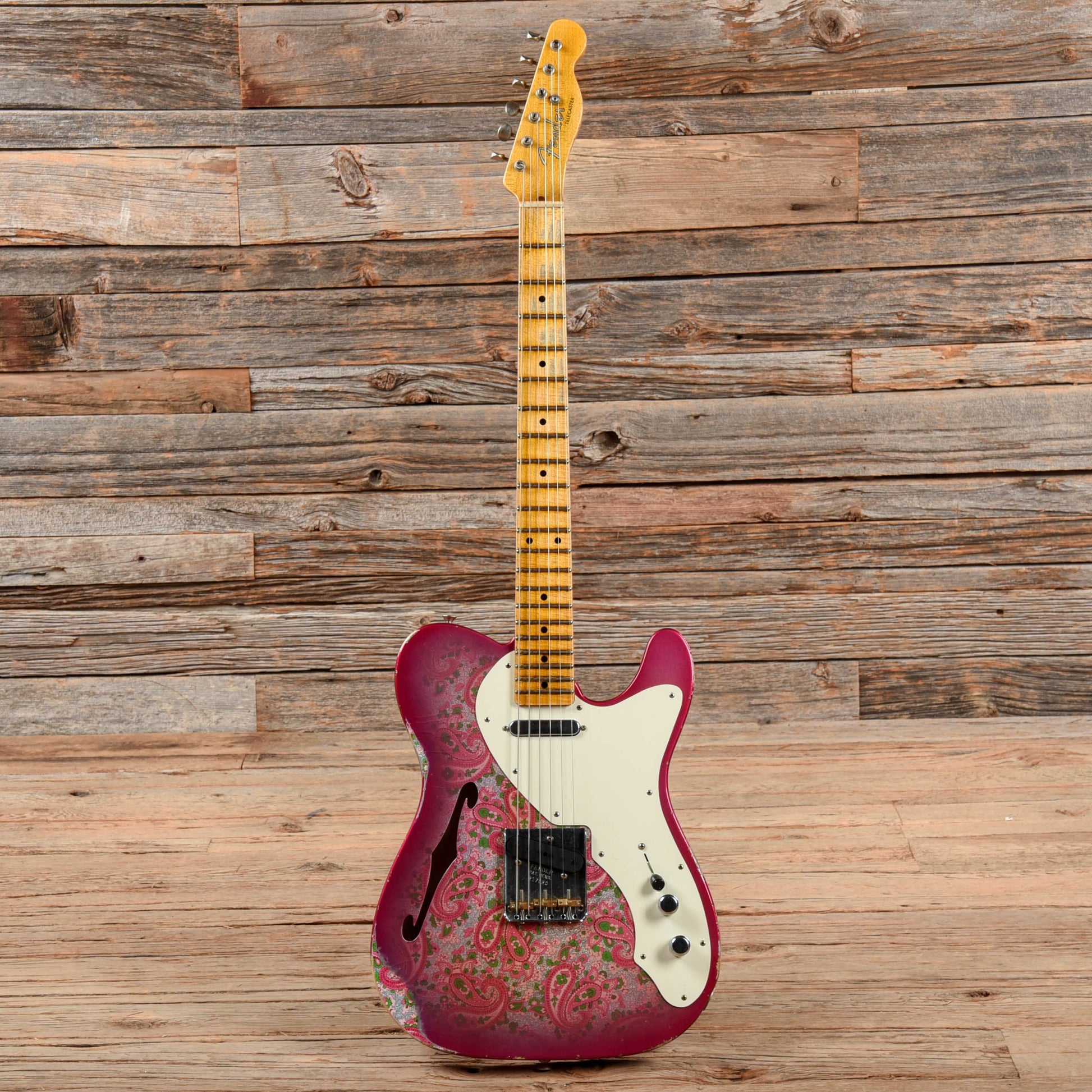 Fender Custom Shop Limited Edition '50s Telecaster Thinline Relic Pink Paisley 2017 Electric Guitars / Semi-Hollow