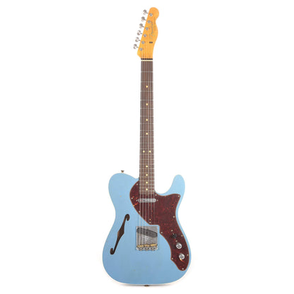 Fender Custom Shop Limited Edition '60s Telecaster Thinline Custom Journeyman Faded Aged Lake Placid Blue Electric Guitars / Semi-Hollow