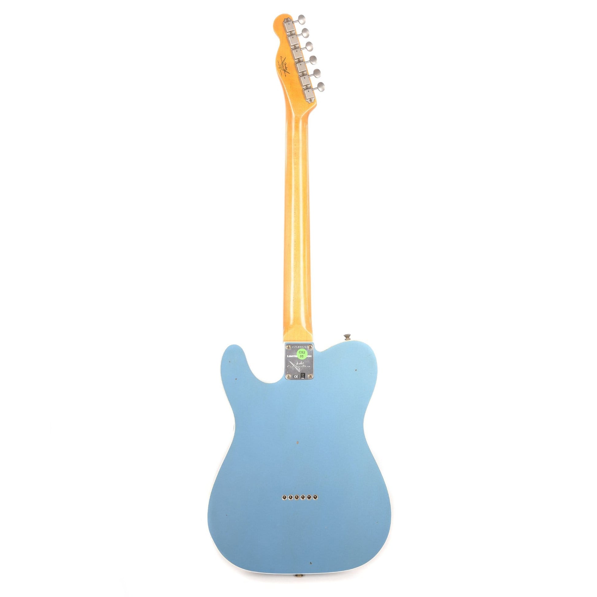 Fender Custom Shop Limited Edition '60s Telecaster Thinline Custom Journeyman Faded Aged Lake Placid Blue Electric Guitars / Semi-Hollow