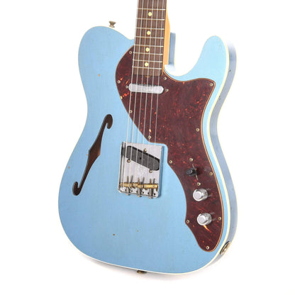 Fender Custom Shop Limited Edition '60s Telecaster Thinline Custom Journeyman Faded Aged Lake Placid Blue Electric Guitars / Semi-Hollow