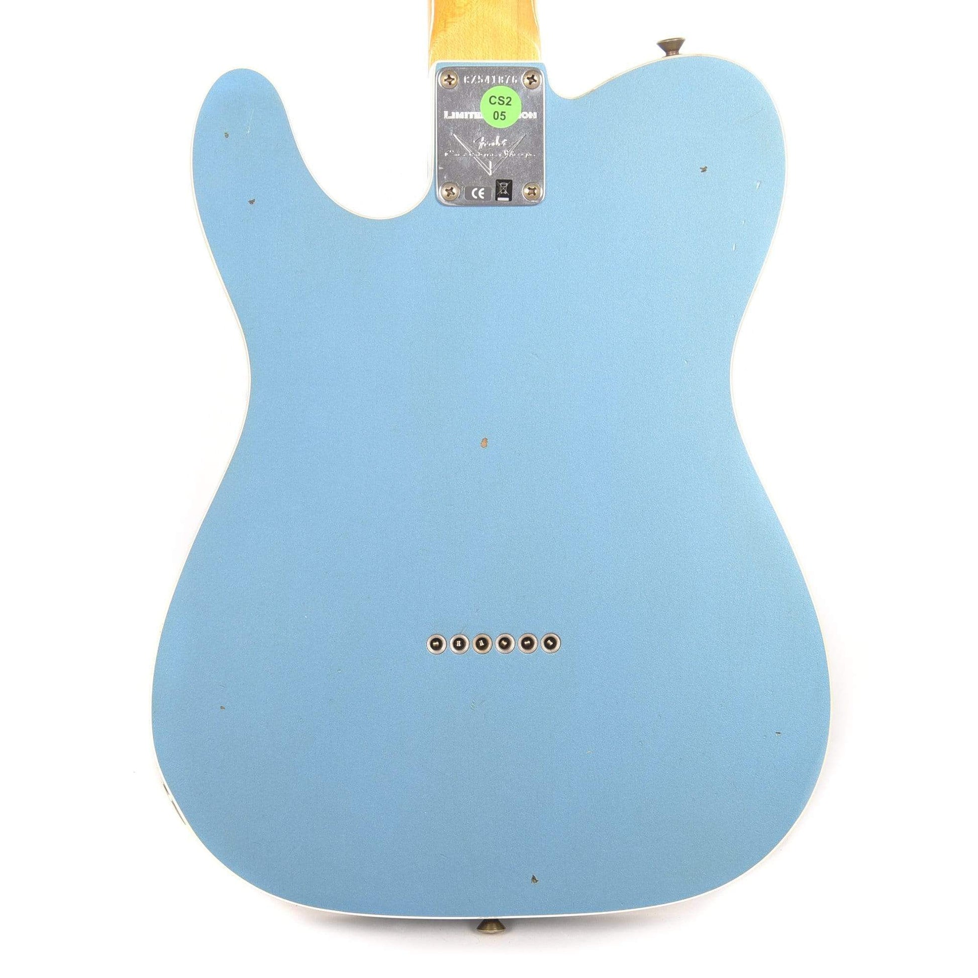 Fender Custom Shop Limited Edition '60s Telecaster Thinline Custom Journeyman Faded Aged Lake Placid Blue Electric Guitars / Semi-Hollow