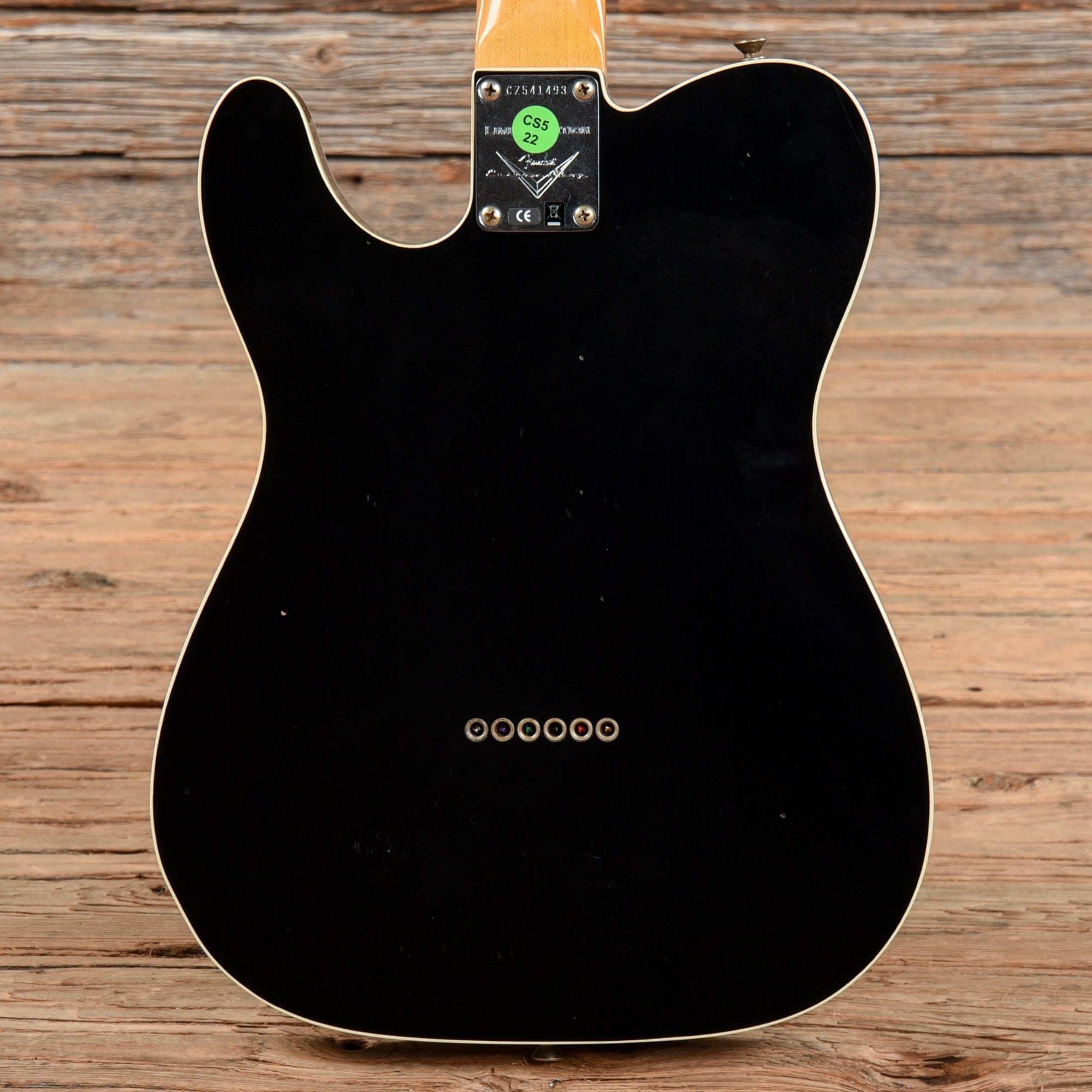 Fender Custom Shop Limited Edition '60s Telecaster Thinline Custom Journeyman Relic Aged Black 2019 Electric Guitars / Semi-Hollow