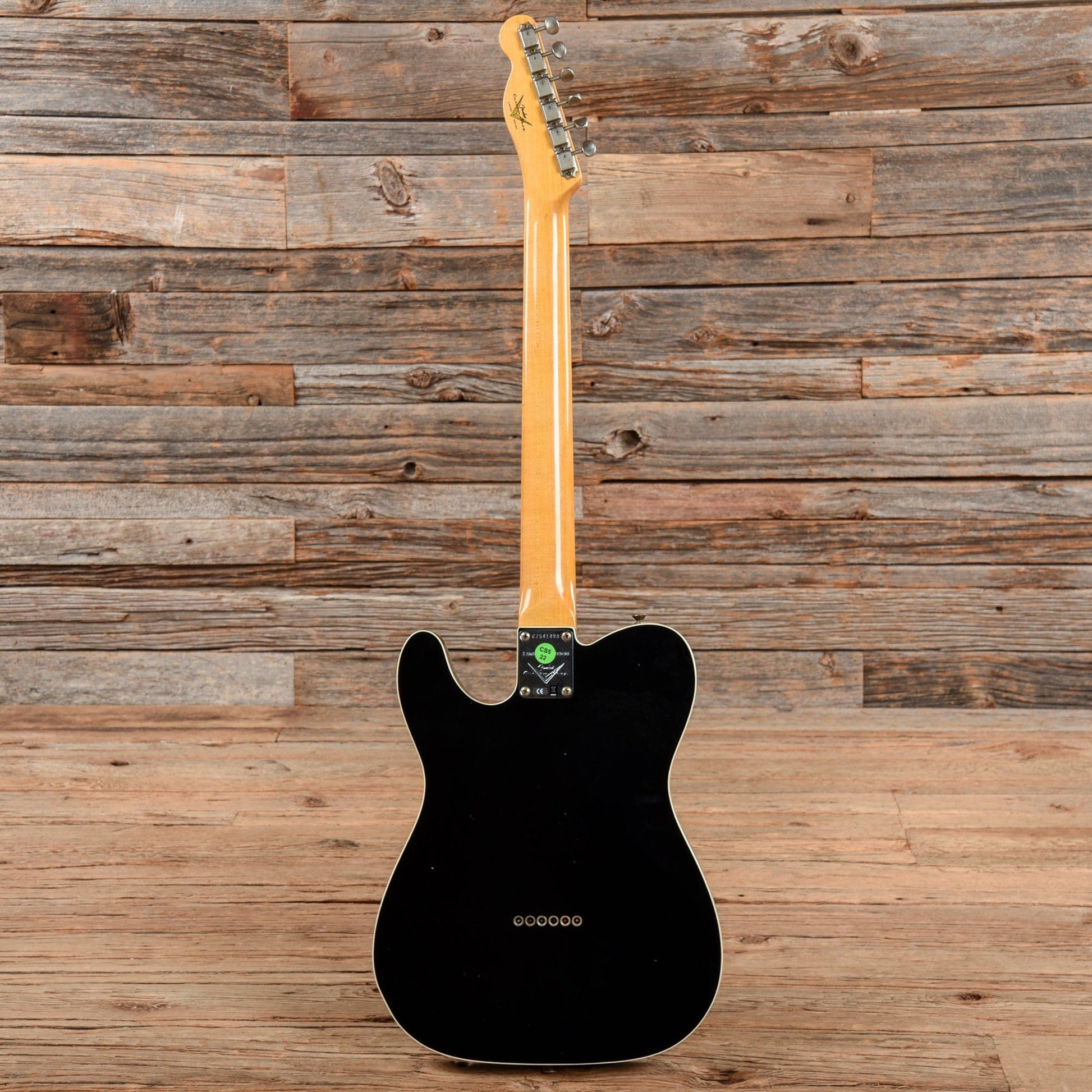 Fender Custom Shop Limited Edition '60s Telecaster Thinline Custom Journeyman Relic Aged Black 2019 Electric Guitars / Semi-Hollow