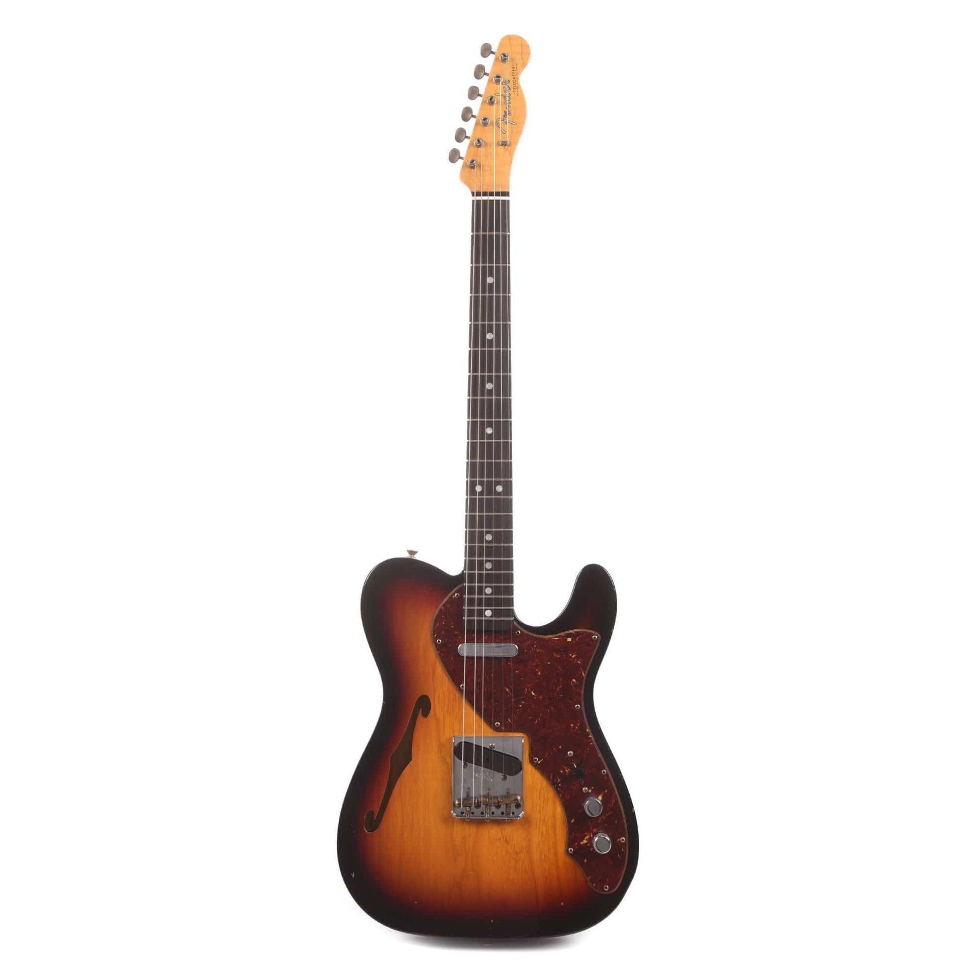 Fender Custom Shop Limited Edition '60s Telecaster Thinline Journeyman Relic Aged 3-Color Sunburst USED Electric Guitars / Semi-Hollow
