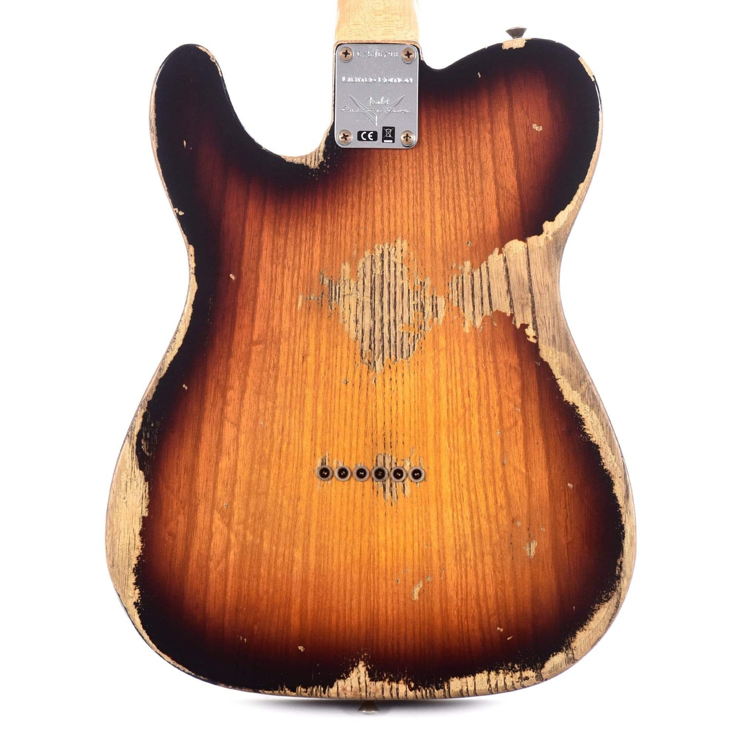 Fender Custom Shop Limited Edition '72 Telecaster Thinline Heavy Relic Faded/Aged 3-Color Sunburst Electric Guitars / Semi-Hollow