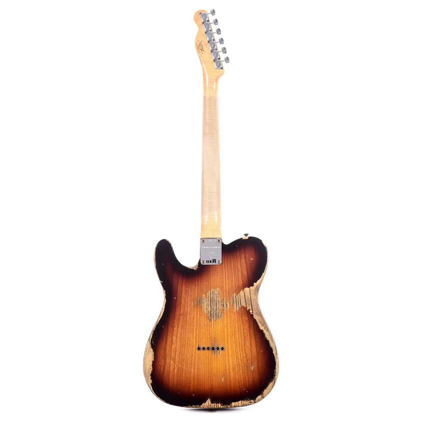 Fender Custom Shop Limited Edition '72 Telecaster Thinline Heavy Relic Faded/Aged 3-Color Sunburst Electric Guitars / Semi-Hollow