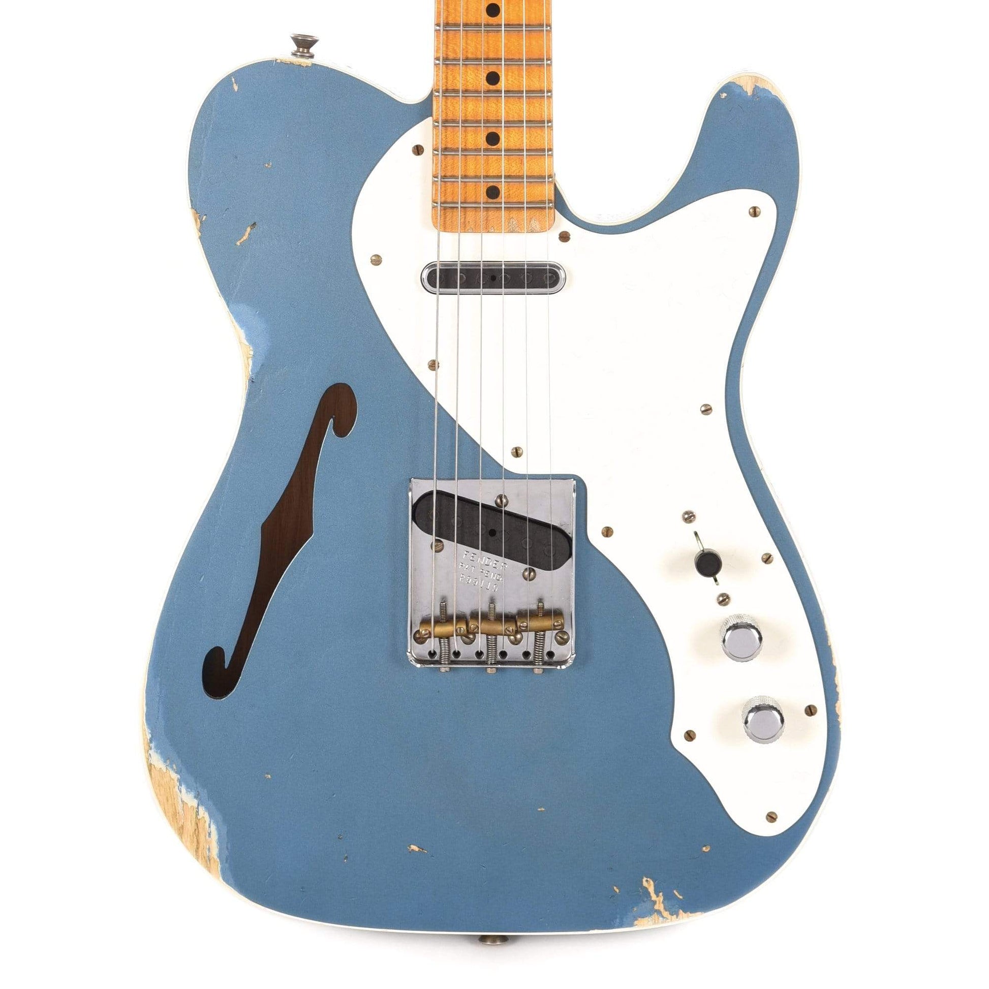 Fender Custom Shop Limited Edition Loaded Thinline Nocaster Aged Lake Placid Blue Electric Guitars / Semi-Hollow