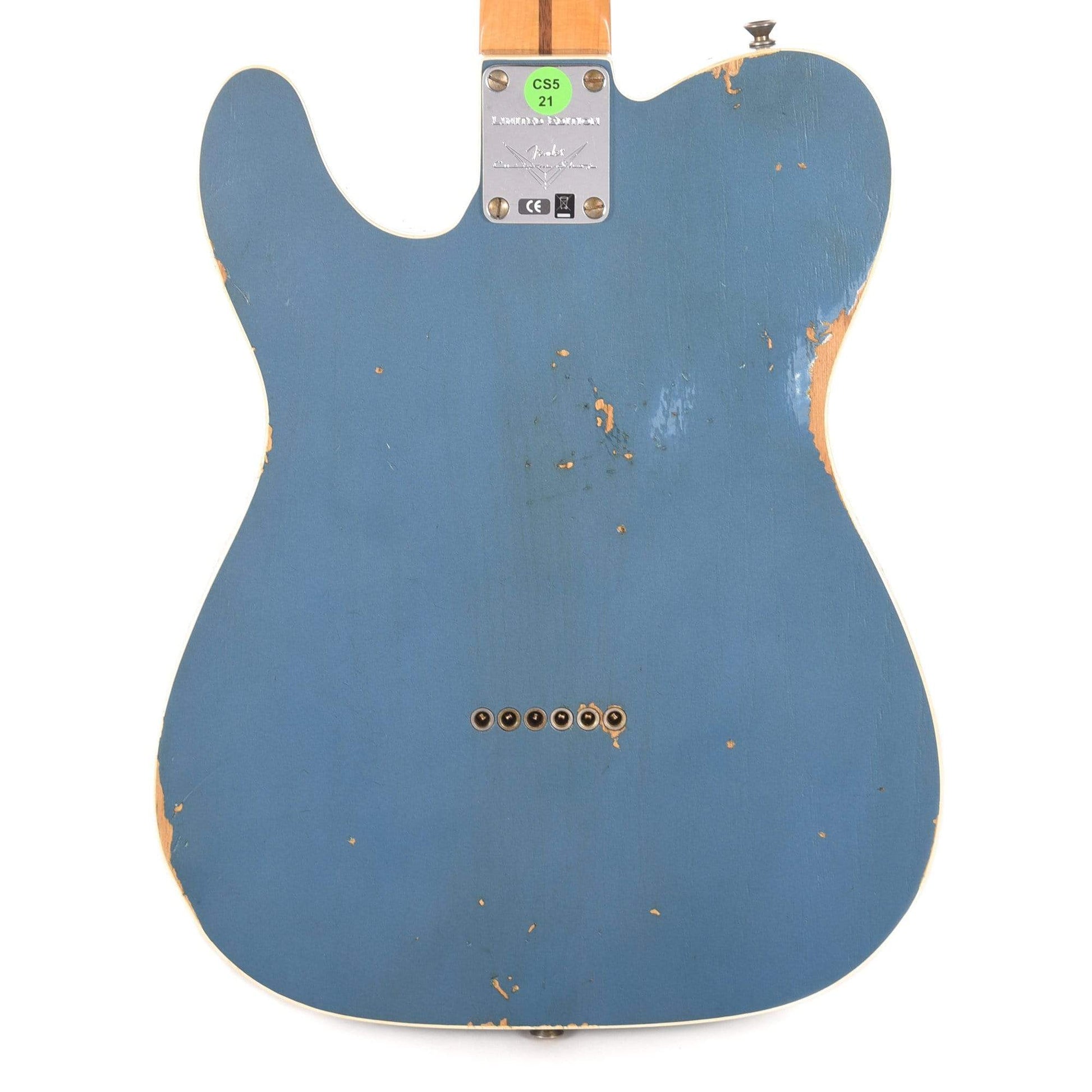 Fender Custom Shop Limited Edition Loaded Thinline Nocaster Aged Lake Placid Blue Electric Guitars / Semi-Hollow