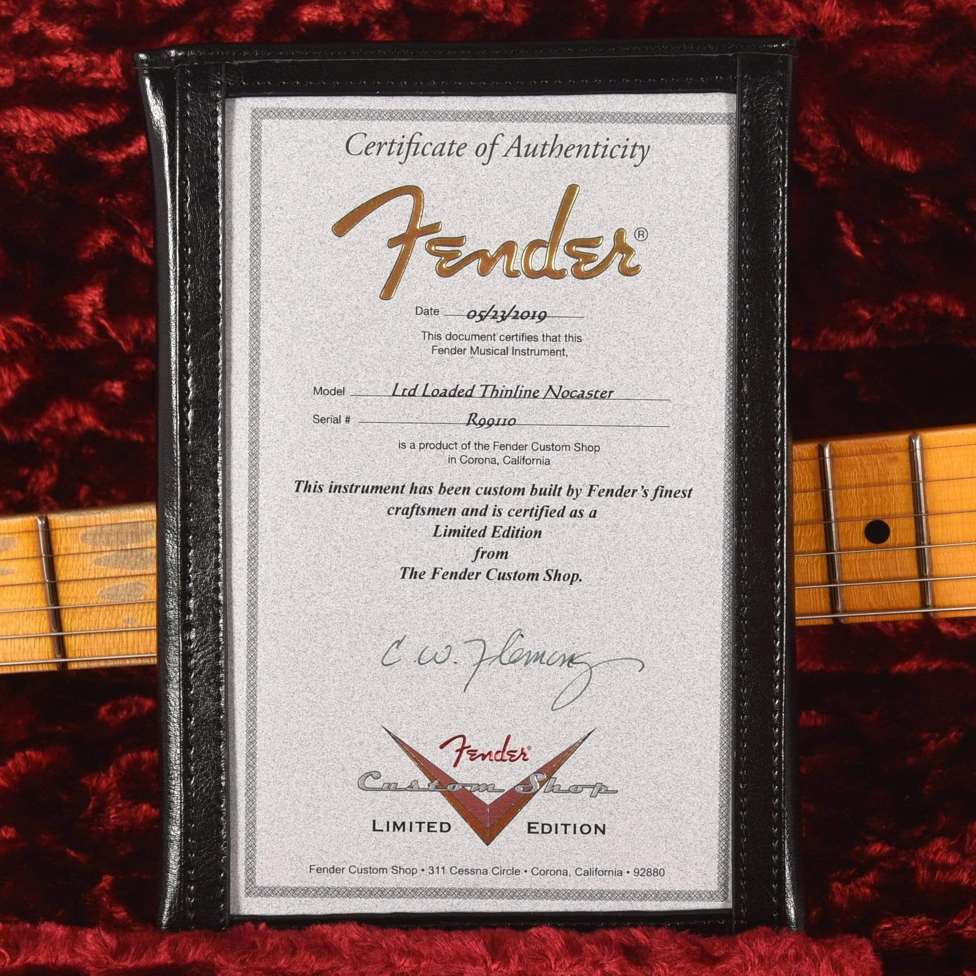 Fender Custom Shop Limited Edition Loaded Thinline Nocaster Aged Lake Placid Blue Electric Guitars / Semi-Hollow