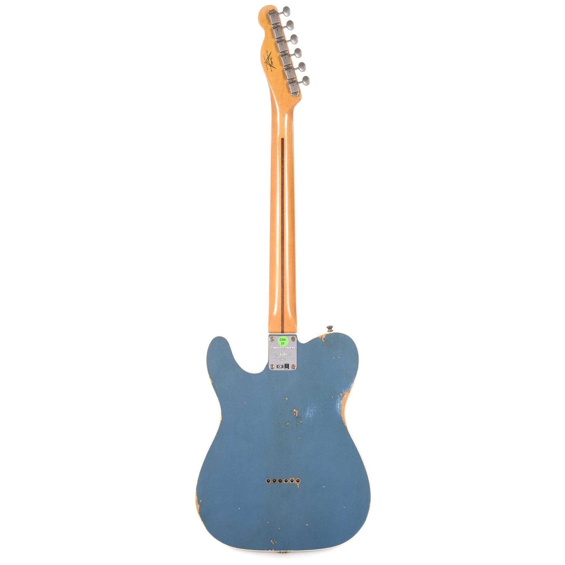 Fender Custom Shop Limited Edition Loaded Thinline Nocaster Aged Lake Placid Blue Electric Guitars / Semi-Hollow