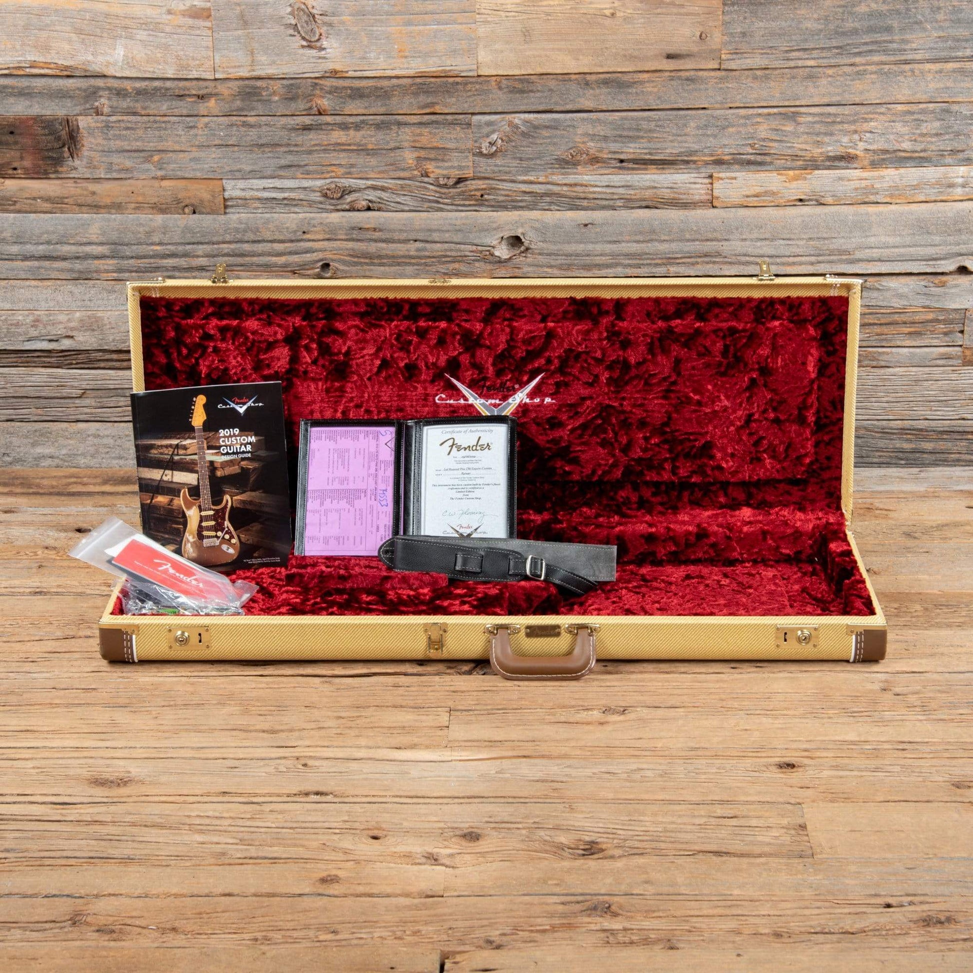 Fender Custom Shop Limited Edition Roasted Pine Double Esquire Custom Journeyman Relic Faded Aged Sherwood Green Metallic 2019 Electric Guitars / Semi-Hollow