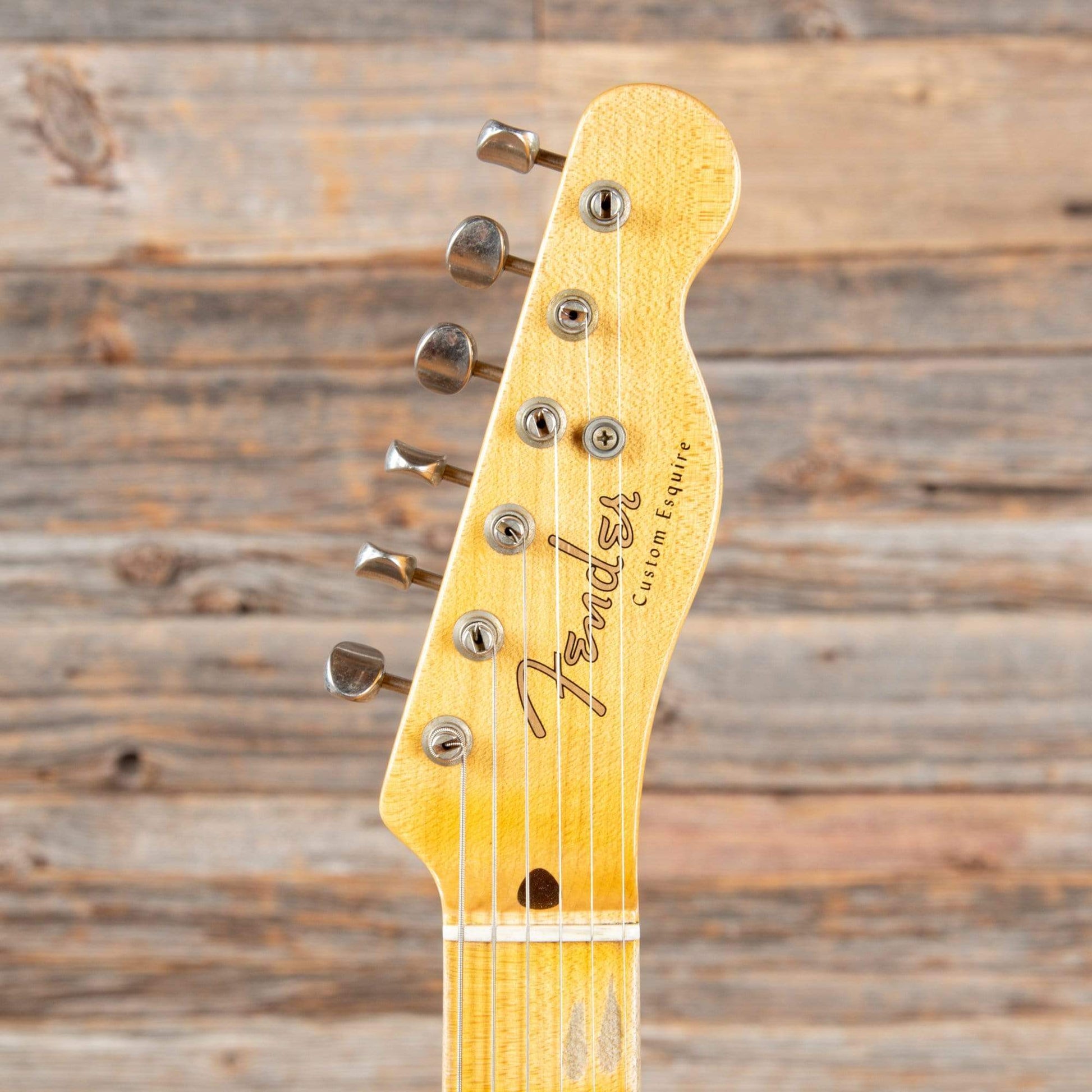 Fender Custom Shop Limited Edition Roasted Pine Double Esquire Custom Journeyman Relic Faded Aged Sherwood Green Metallic 2019 Electric Guitars / Semi-Hollow