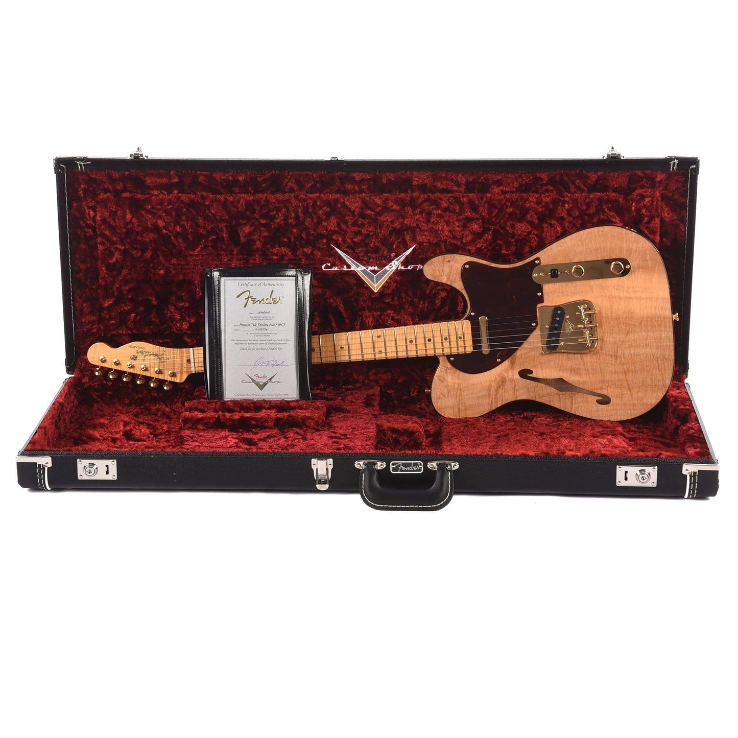 Fender Custom Shop Prestige Telecaster Thinline NOS Natural Master Built by Greg Fessler Electric Guitars / Semi-Hollow