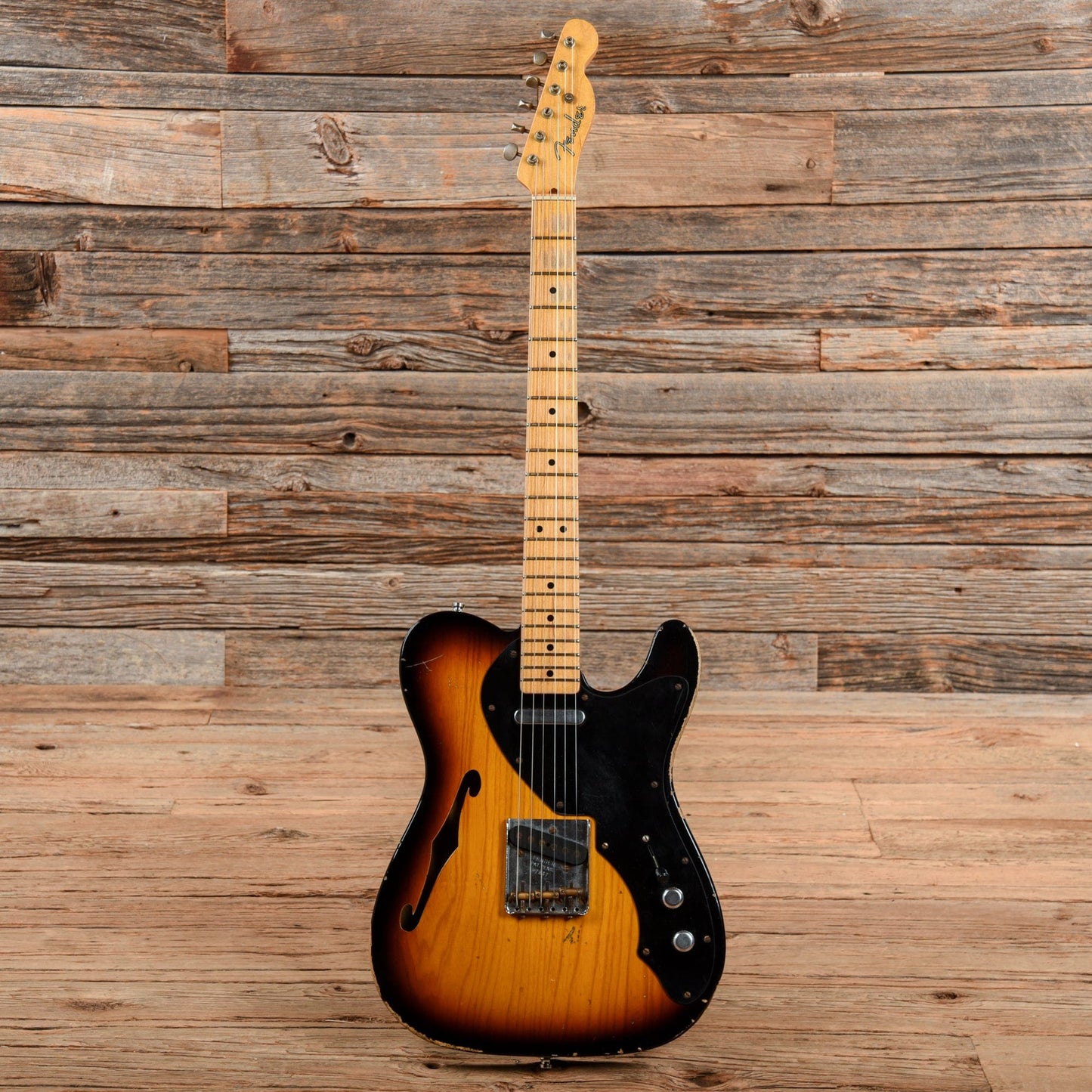 Fender Custom Shop Thinline Telecaster Relic 2-Color Sunburst 2009 Electric Guitars / Semi-Hollow