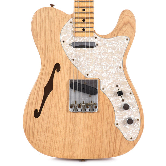 Fender Custom Shop Time Machine 1969 Telecaster Thinline Journeyman Aged Natural Electric Guitars / Semi-Hollow