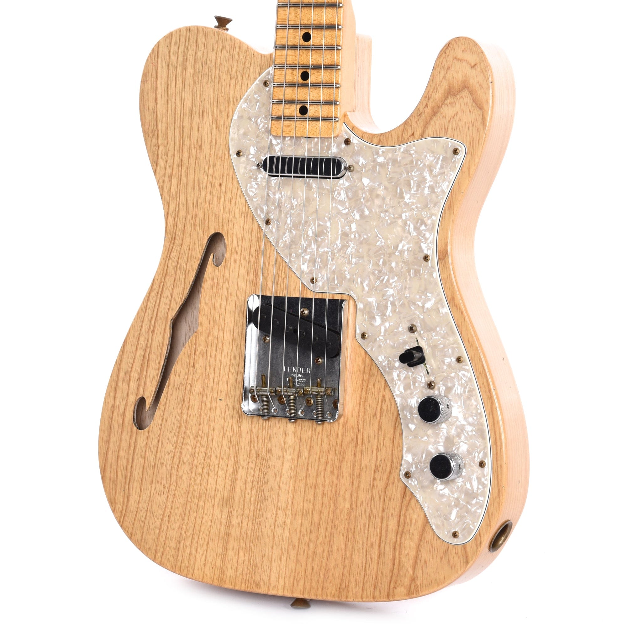 Fender Custom Shop Time Machine 1969 Telecaster Thinline Journeyman Aged Natural Electric Guitars / Semi-Hollow