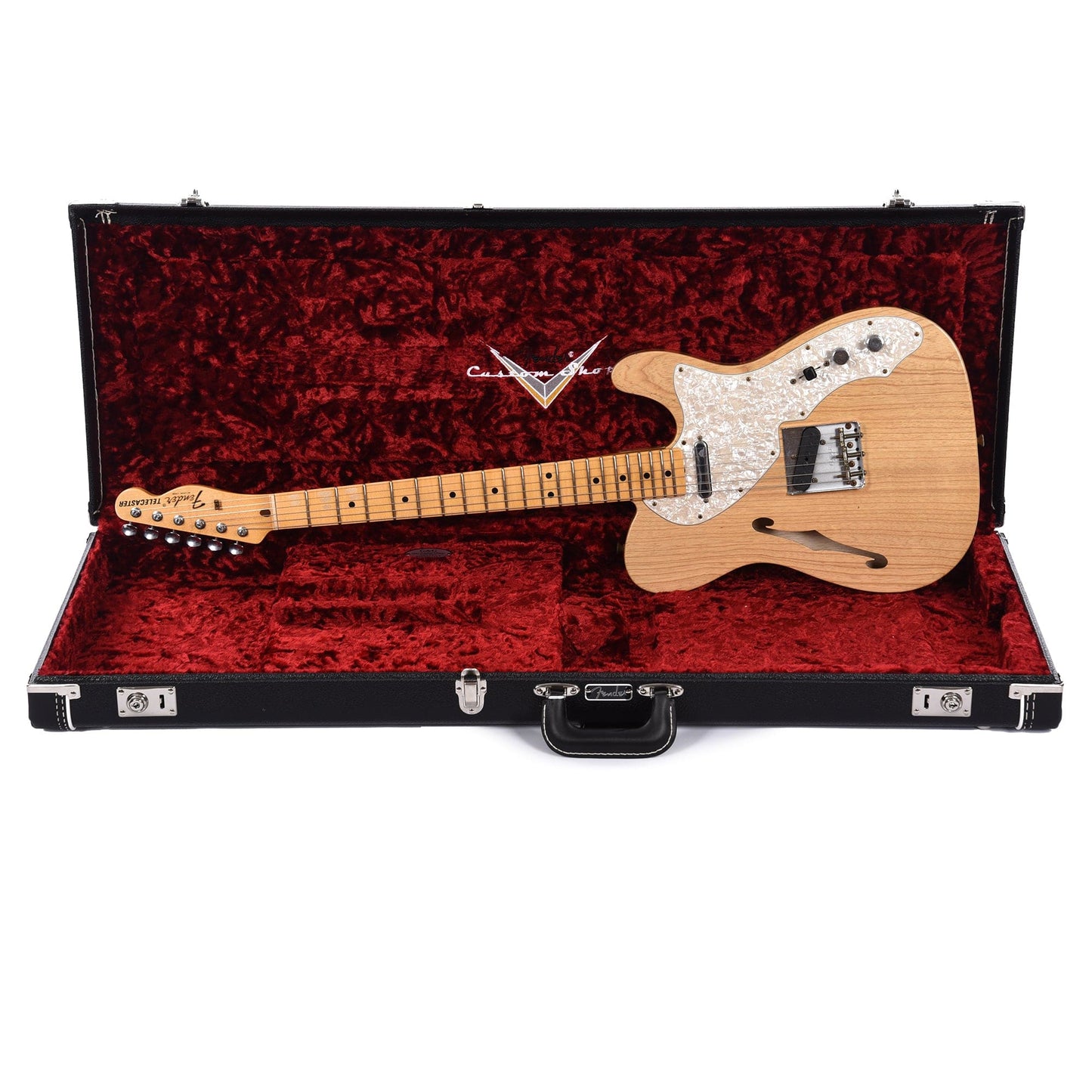 Fender Custom Shop Time Machine 1969 Telecaster Thinline Journeyman Aged Natural Electric Guitars / Semi-Hollow