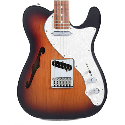 Fender Deluxe Telecaster Thinline 3-Color Sunburst Electric Guitars / Semi-Hollow