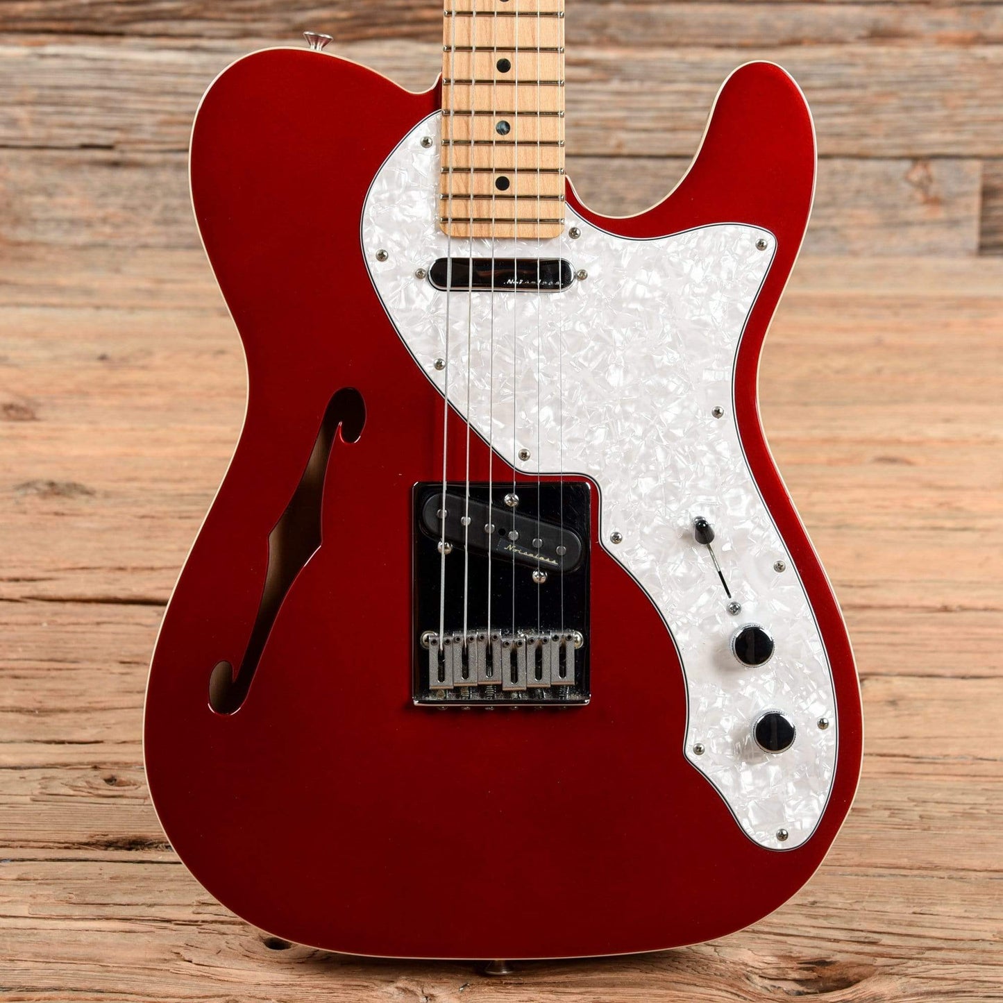 Fender Deluxe Telecaster Thinline Candy Apple Red 2016 Electric Guitars / Semi-Hollow