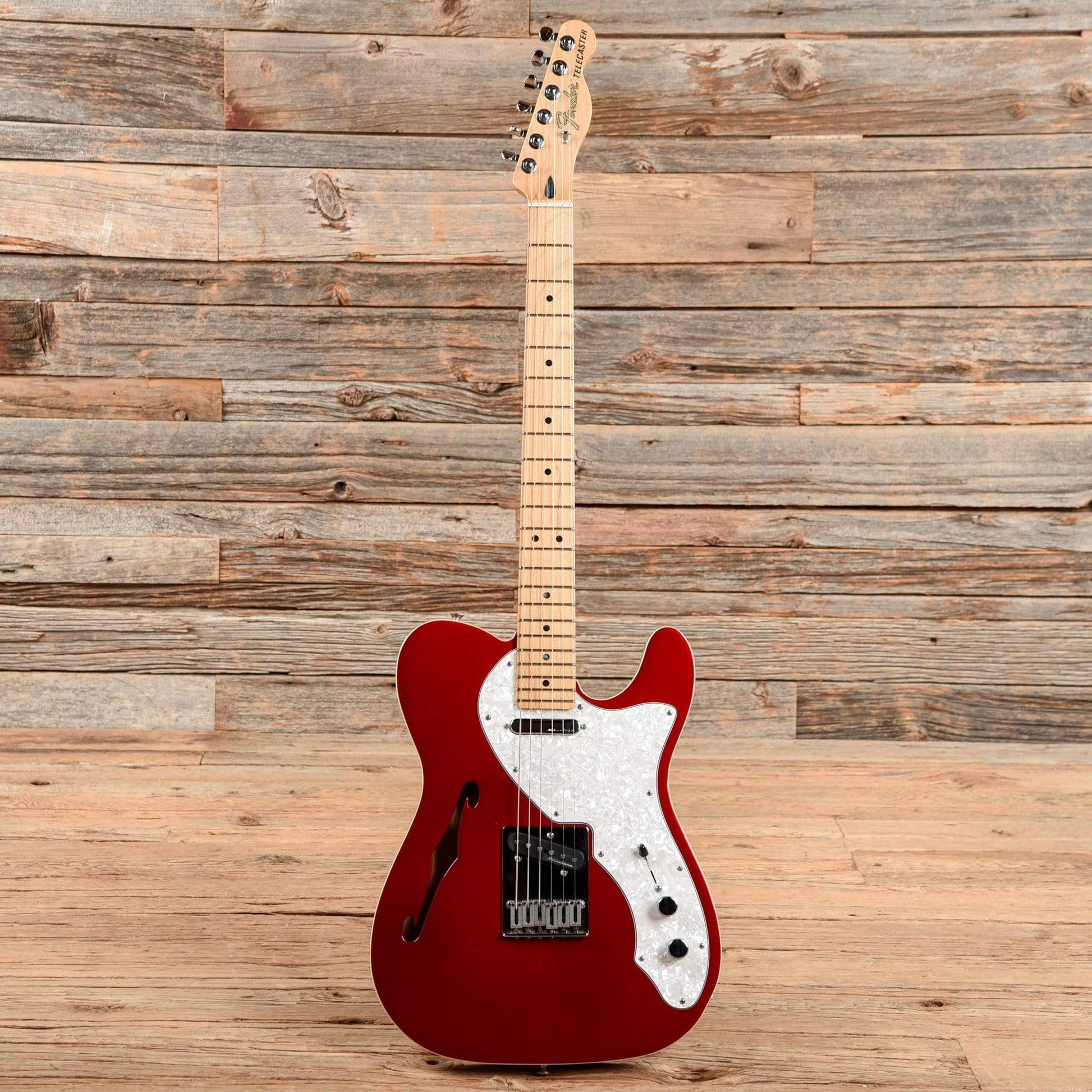 Fender Deluxe Telecaster Thinline Candy Apple Red 2016 Electric Guitars / Semi-Hollow