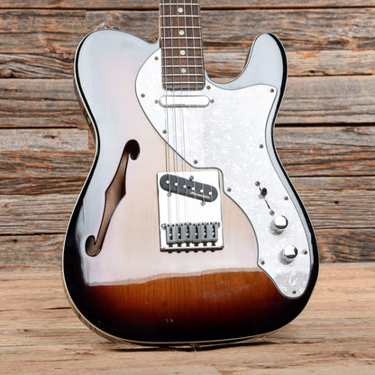 Fender Deluxe Telecaster Thinline Sunburst 2016 Electric Guitars / Semi-Hollow