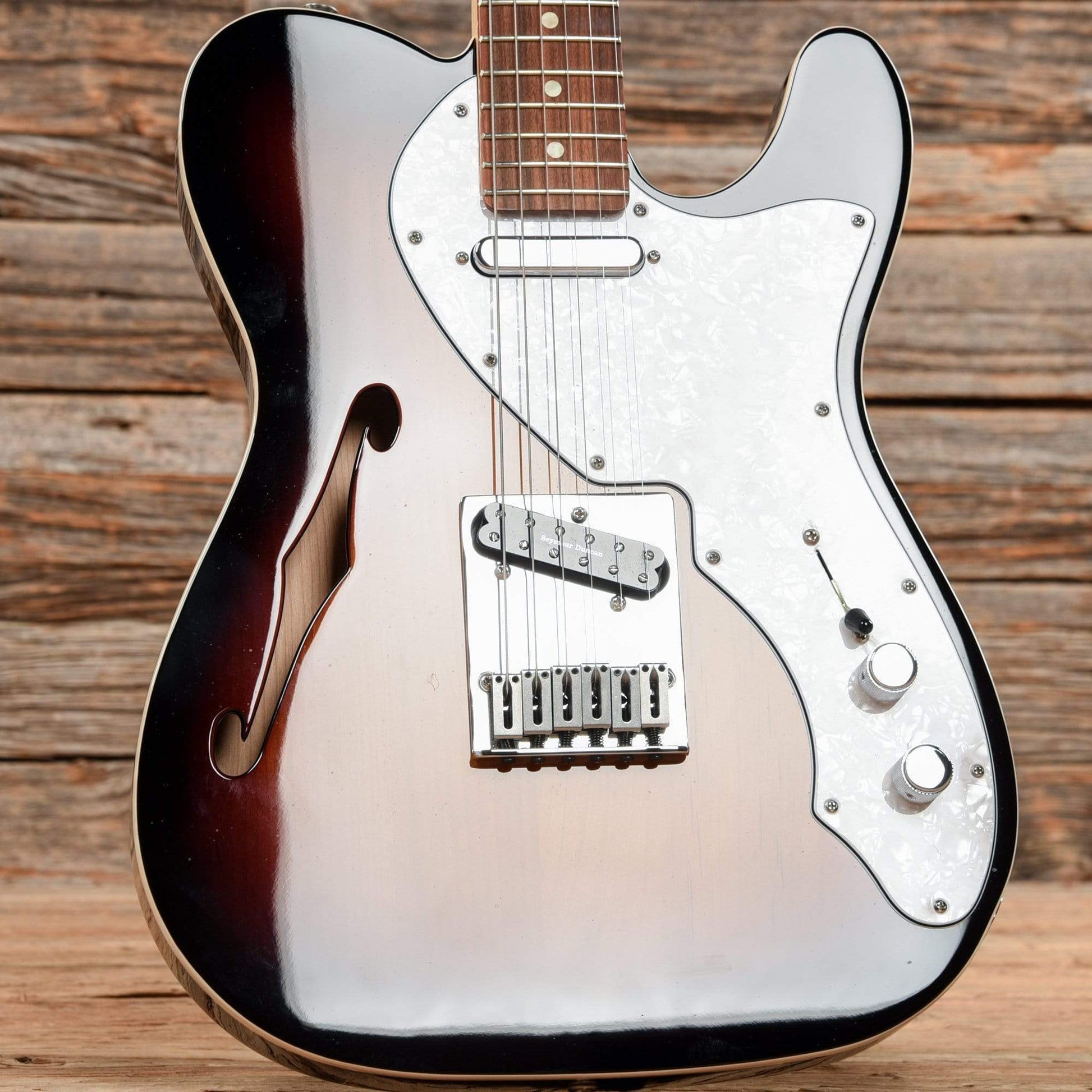 Fender Deluxe Telecaster Thinline Sunburst 2019 Electric Guitars / Semi-Hollow