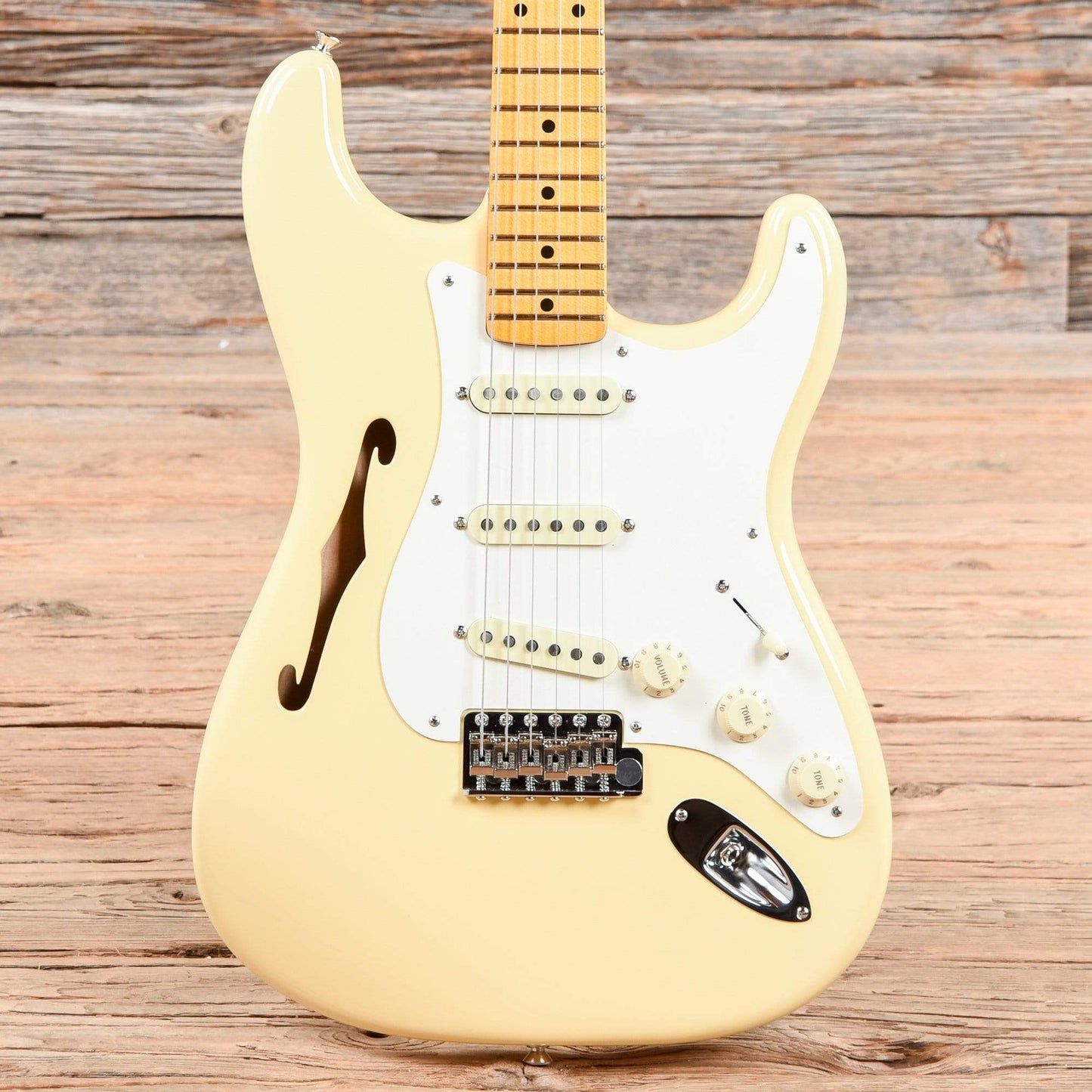 Fender Eric Johnson Stratocaster Vintage White 2018 Electric Guitars / Semi-Hollow
