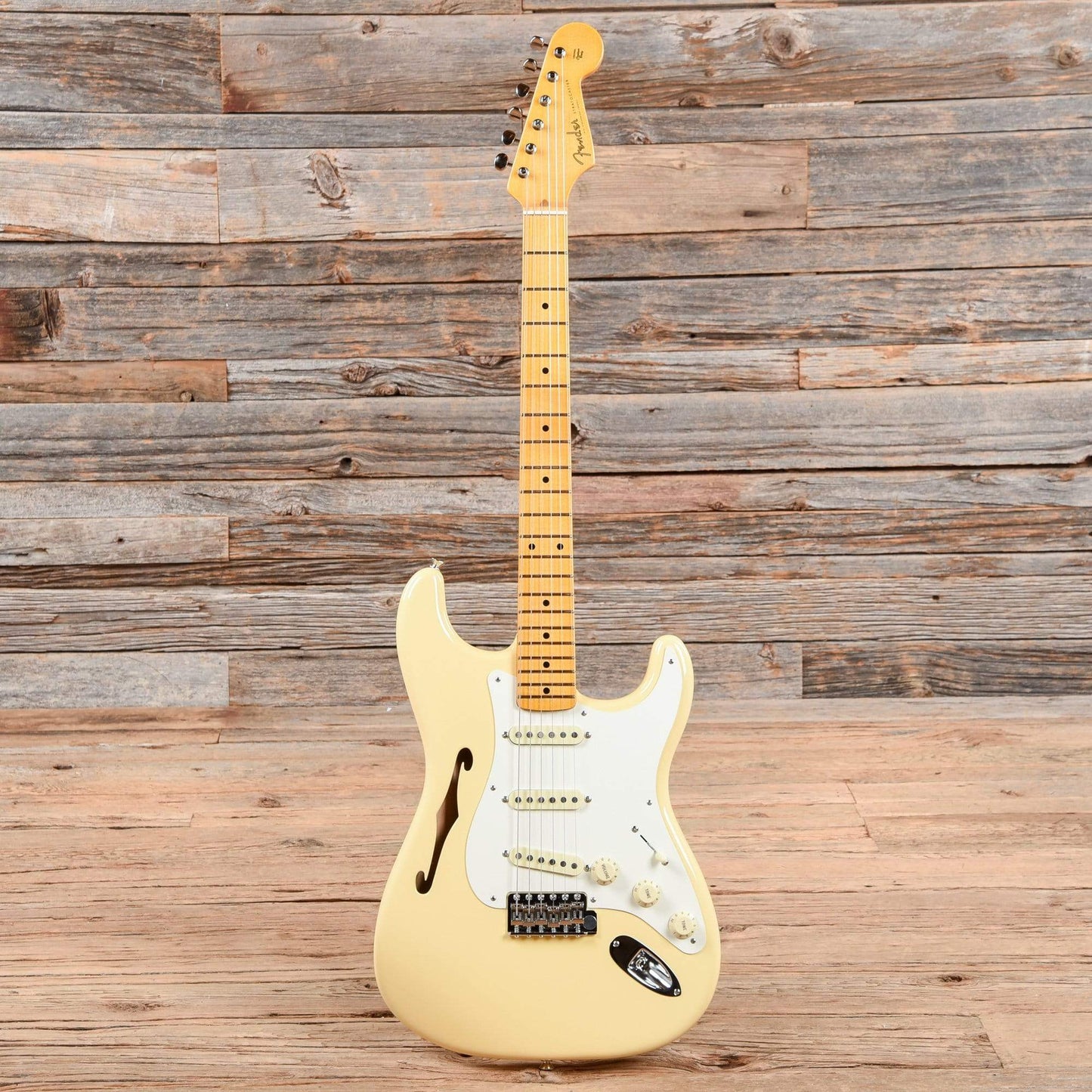 Fender Eric Johnson Stratocaster Vintage White 2018 Electric Guitars / Semi-Hollow