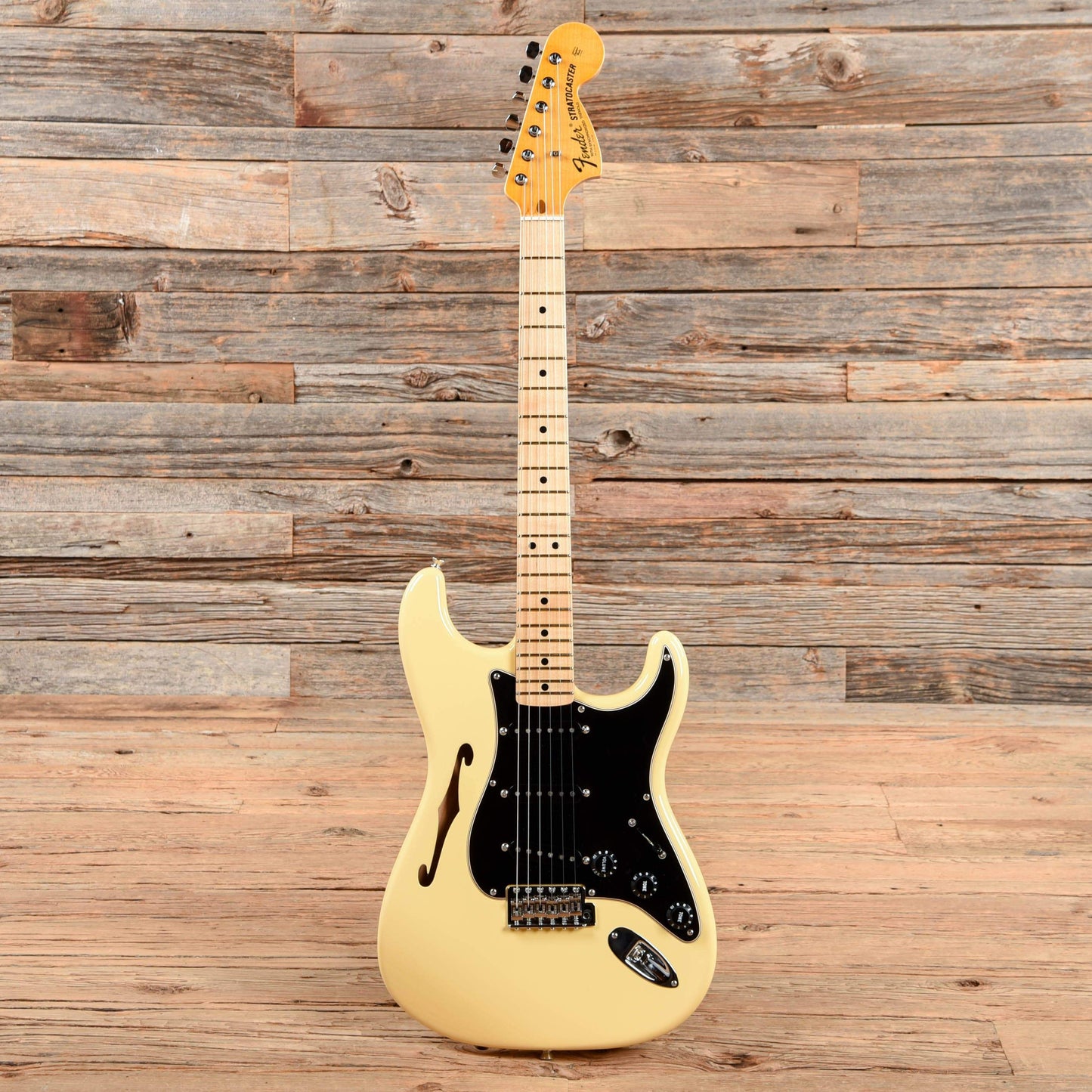 Fender Eric Johnson Thinline Stratocaster Body w/Fender Custom Shop Neck Vintage Blonde 2020 Electric Guitars / Semi-Hollow