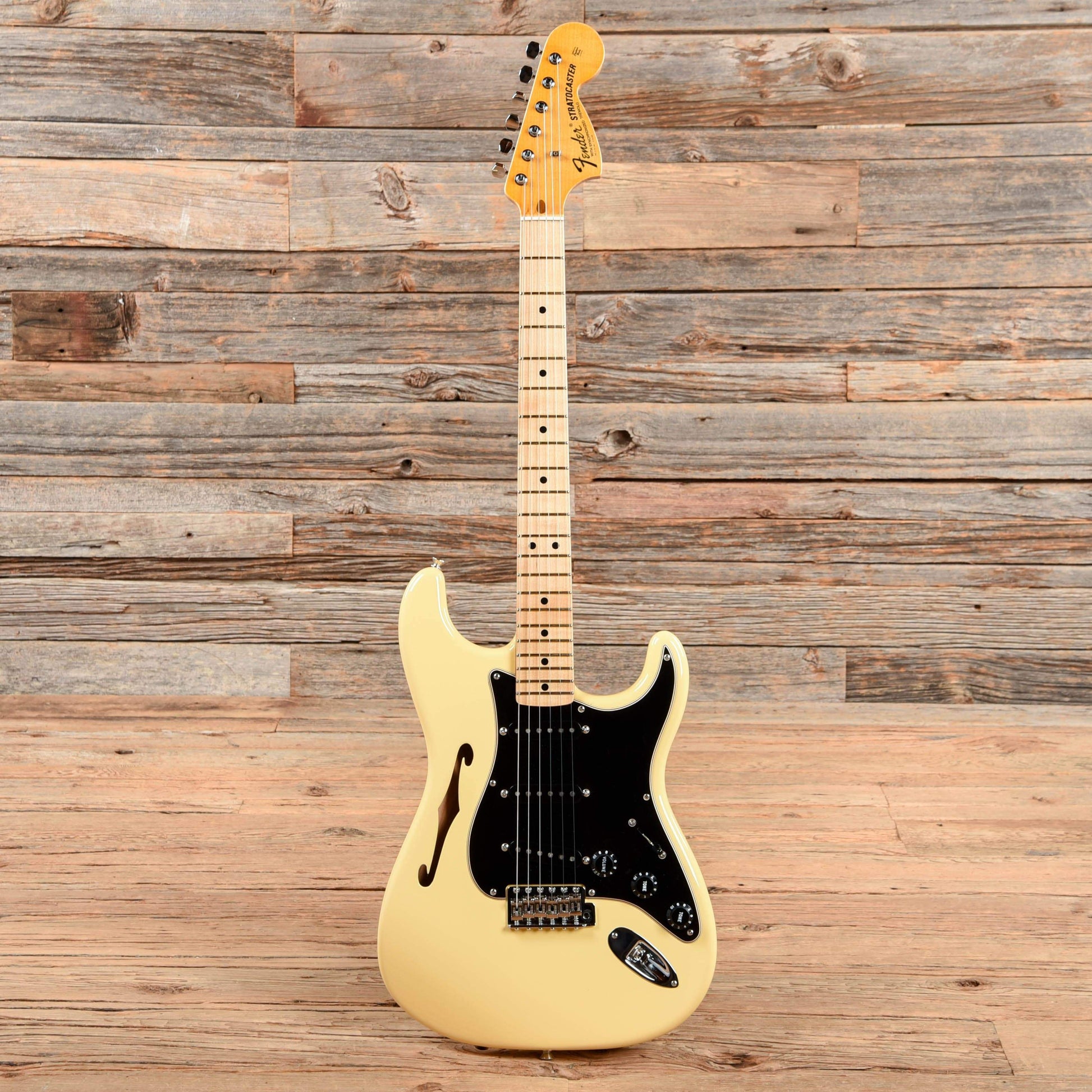 Fender Eric Johnson Thinline Stratocaster Body w/Fender Custom Shop Neck Vintage Blonde 2020 Electric Guitars / Semi-Hollow