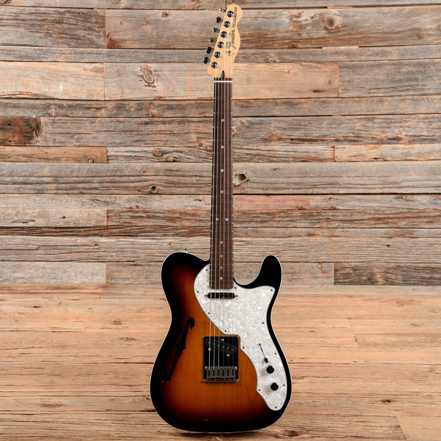 Fender Fender Deluxe Thinline Telecaster Sunburst 2016 Electric Guitars / Semi-Hollow