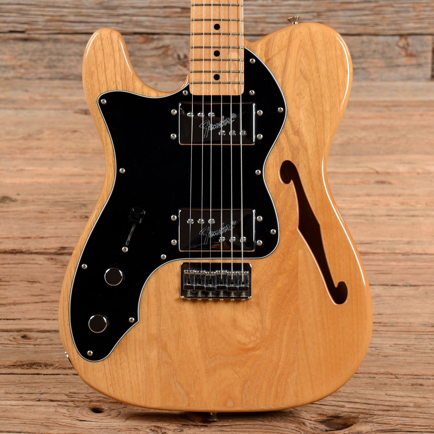 Fender Japan TN-72 Thinline Telecaster Reissue Natural 1996 LEFTY Electric Guitars / Semi-Hollow