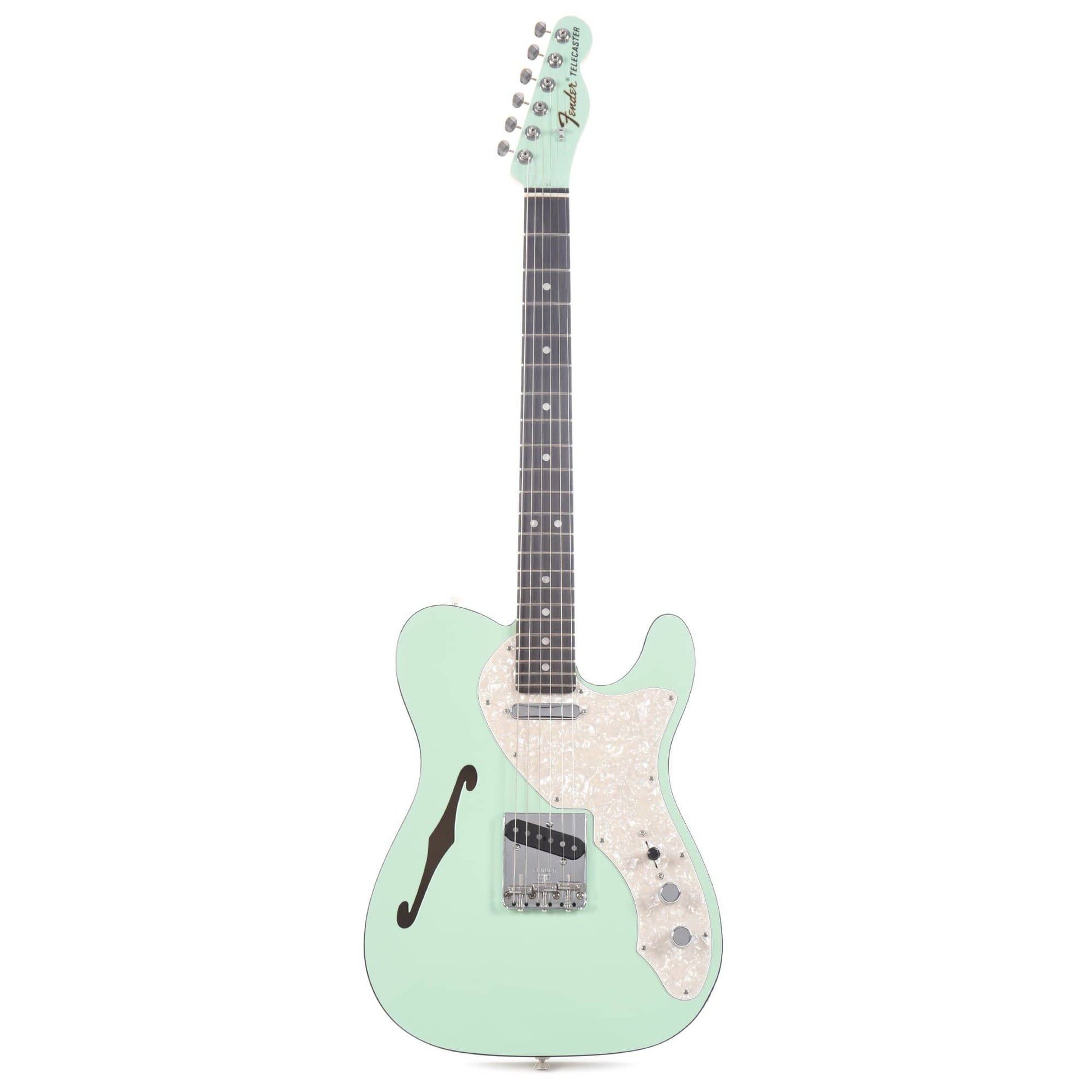 Fender Limited Edition Two-Tone Telecaster Sea Foam Green Electric Guitars / Semi-Hollow