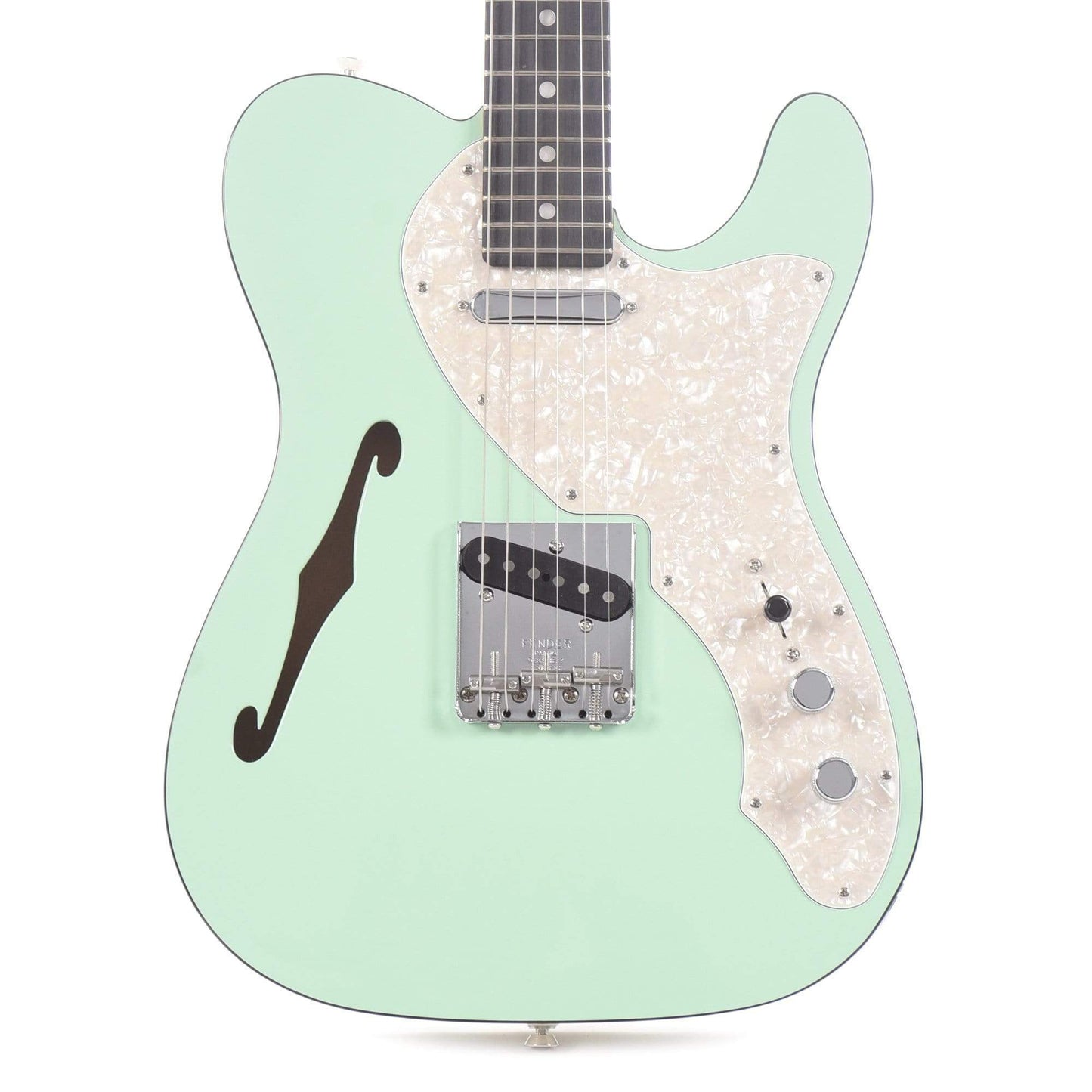 Fender Limited Edition Two-Tone Telecaster Sea Foam Green Electric Guitars / Semi-Hollow