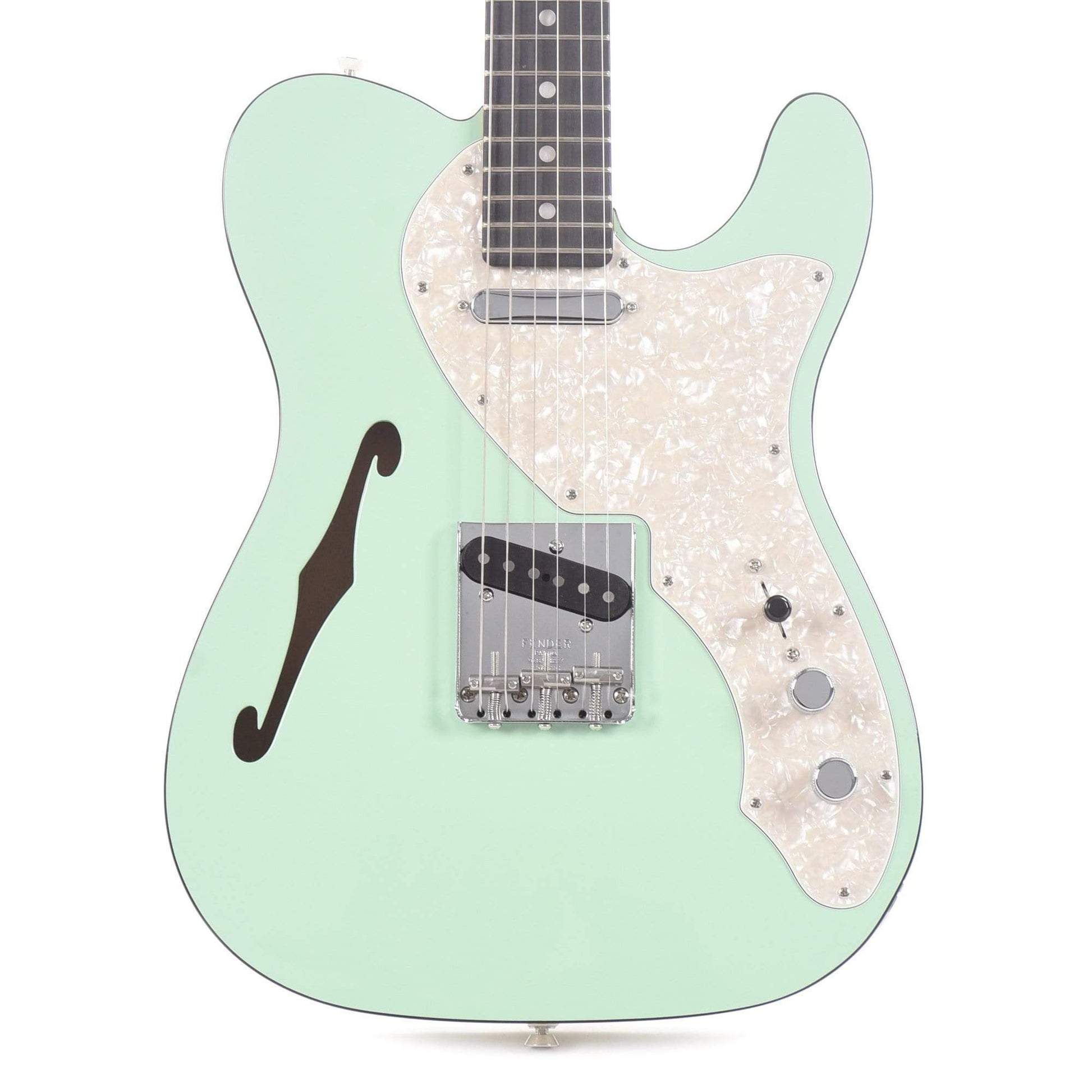 Fender Limited Edition Two-Tone Telecaster Sea Foam Green Electric Guitars / Semi-Hollow