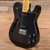 Fender Modern Player Telecaster Thinline Deluxe Black Transparent 2018 Electric Guitars / Semi-Hollow