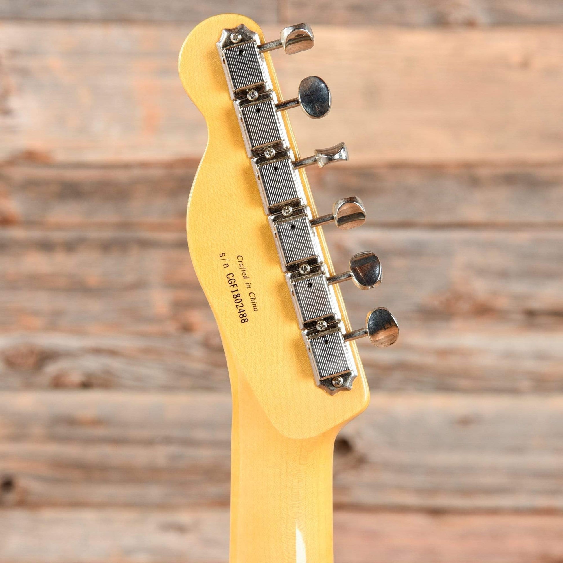 Fender Modern Player Telecaster Thinline Deluxe Black Transparent 2018 Electric Guitars / Semi-Hollow