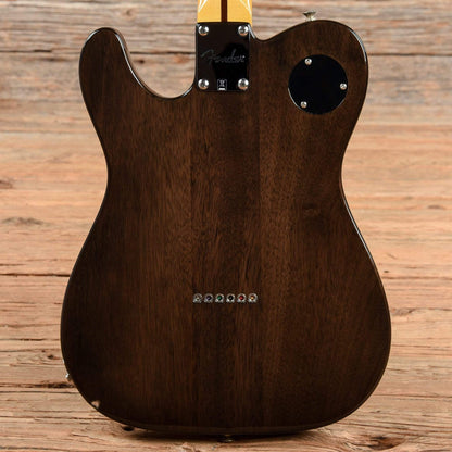 Fender Modern Player Telecaster Thinline Deluxe Black Transparent 2018 Electric Guitars / Semi-Hollow