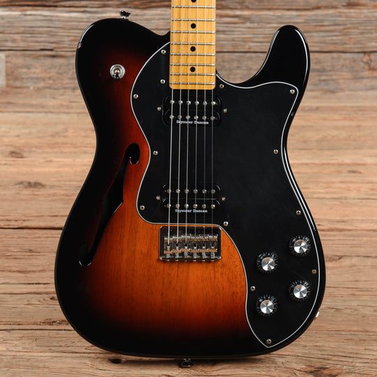 Fender Modern Player Telecaster Thinline Deluxe Sunburst 2013 Electric Guitars / Semi-Hollow