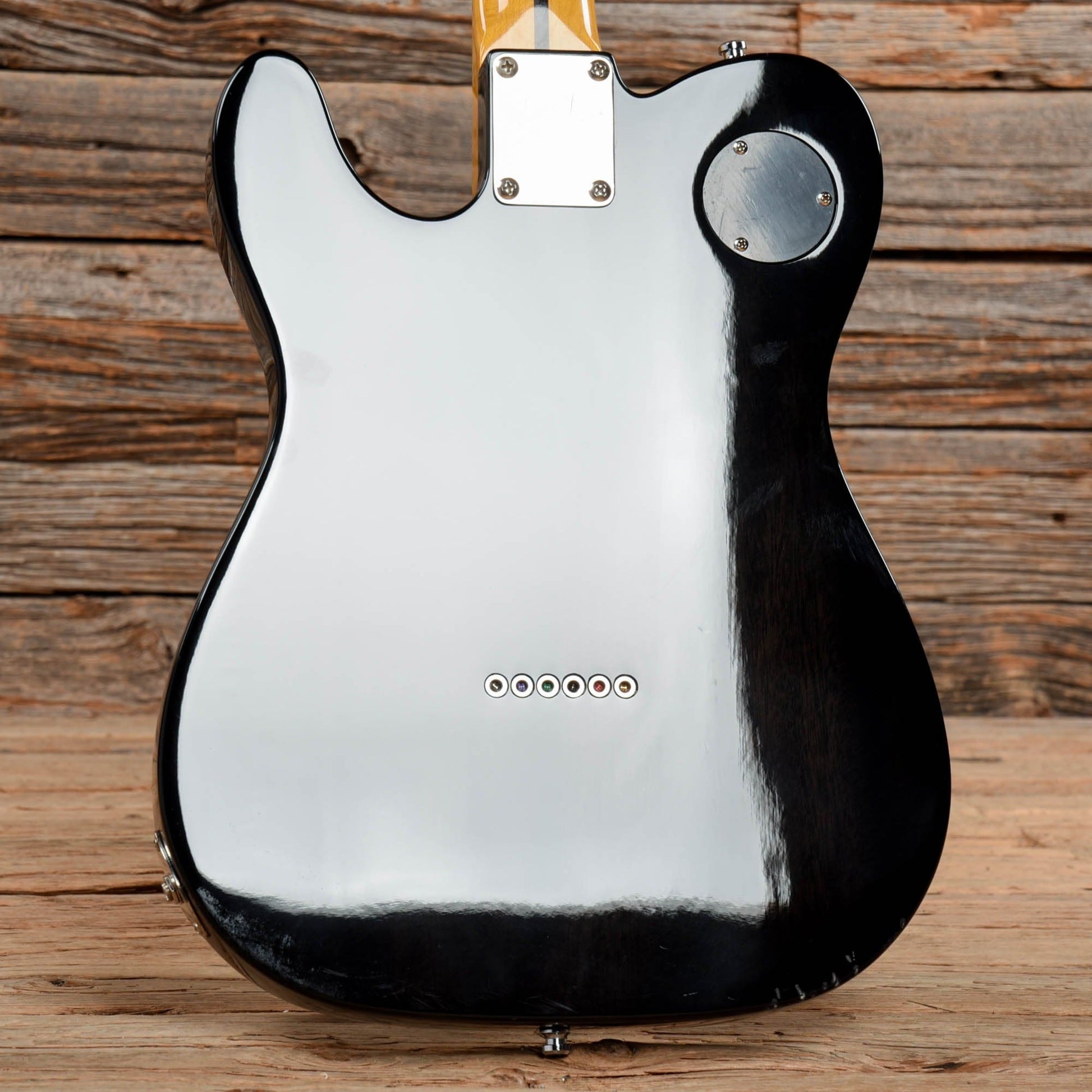 Fender Modern Player Telecaster Thinline Deluxe, Black Trans - Foto 6