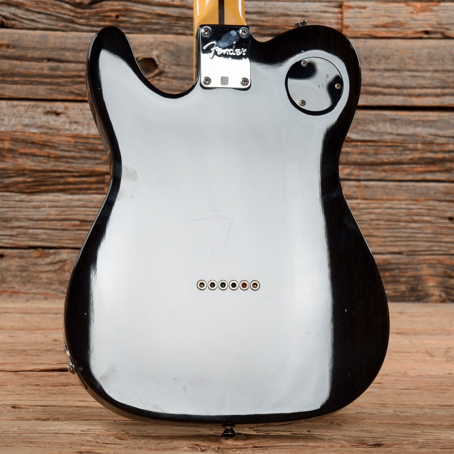 Fender Modern Player Telecaster Thinline Deluxe Transparent Black 2018 Electric Guitars / Semi-Hollow