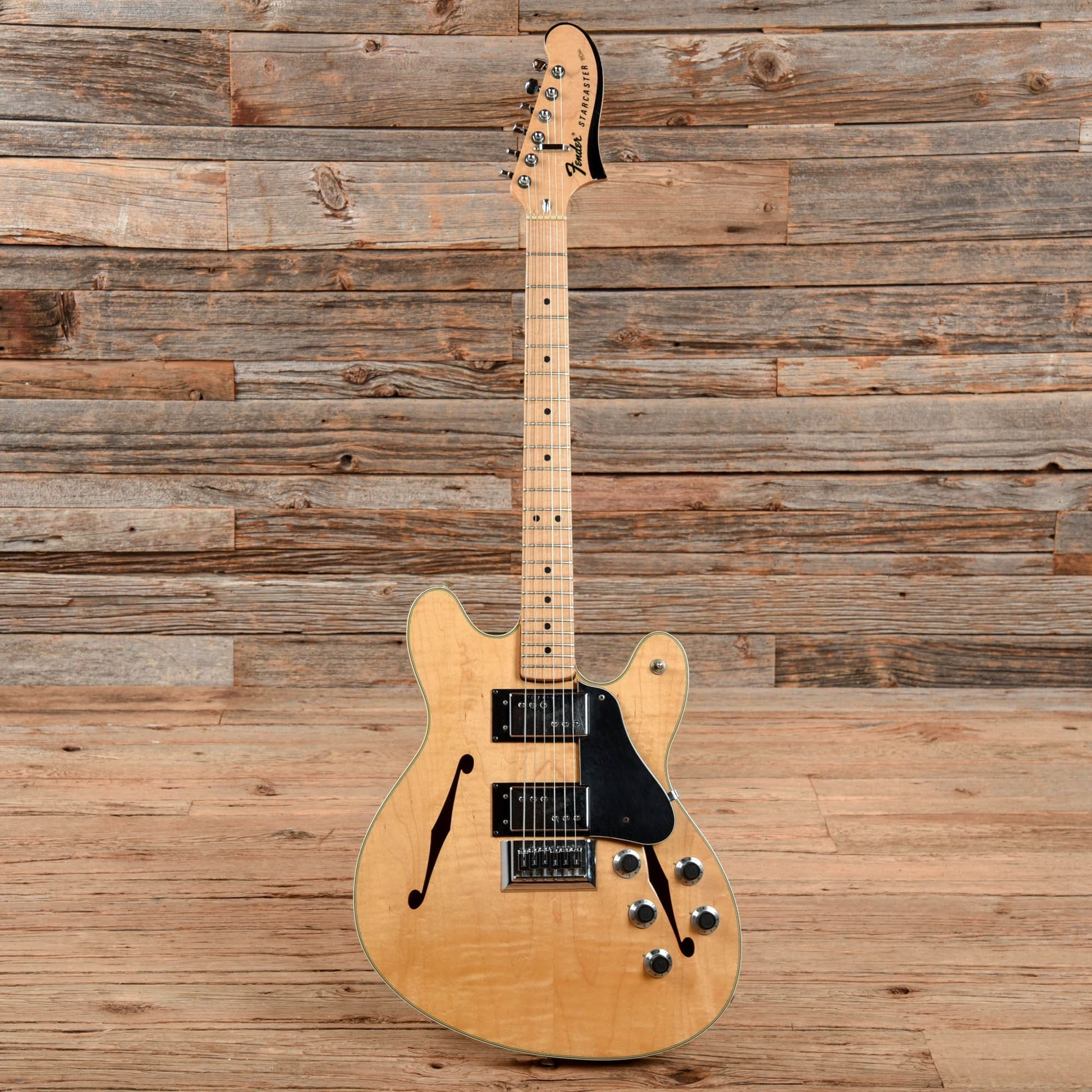 Fender Starcaster Natural 1976 Electric Guitars / Semi-Hollow