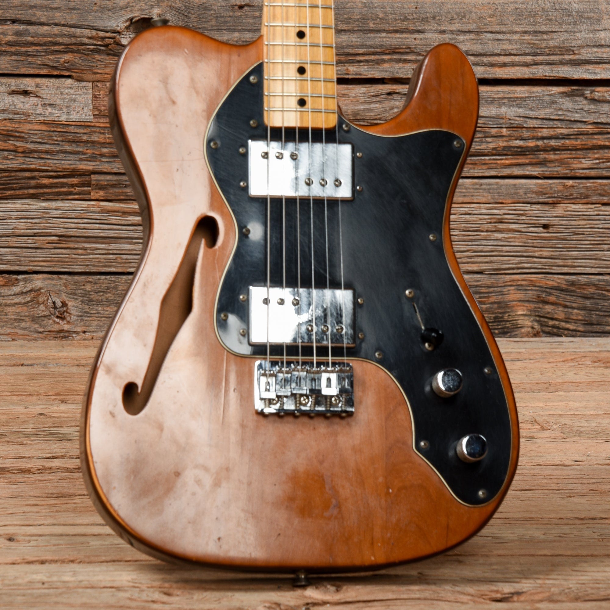 Fender Telecaster Thinline Mocha 1973 – Chicago Music Exchange