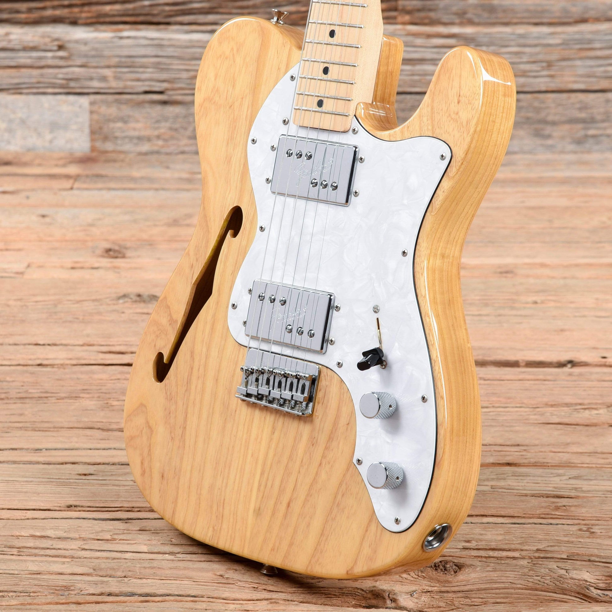 Fender TL-72 '72 Telecaster Thinline Natural 1980s Electric Guitars / Semi-Hollow