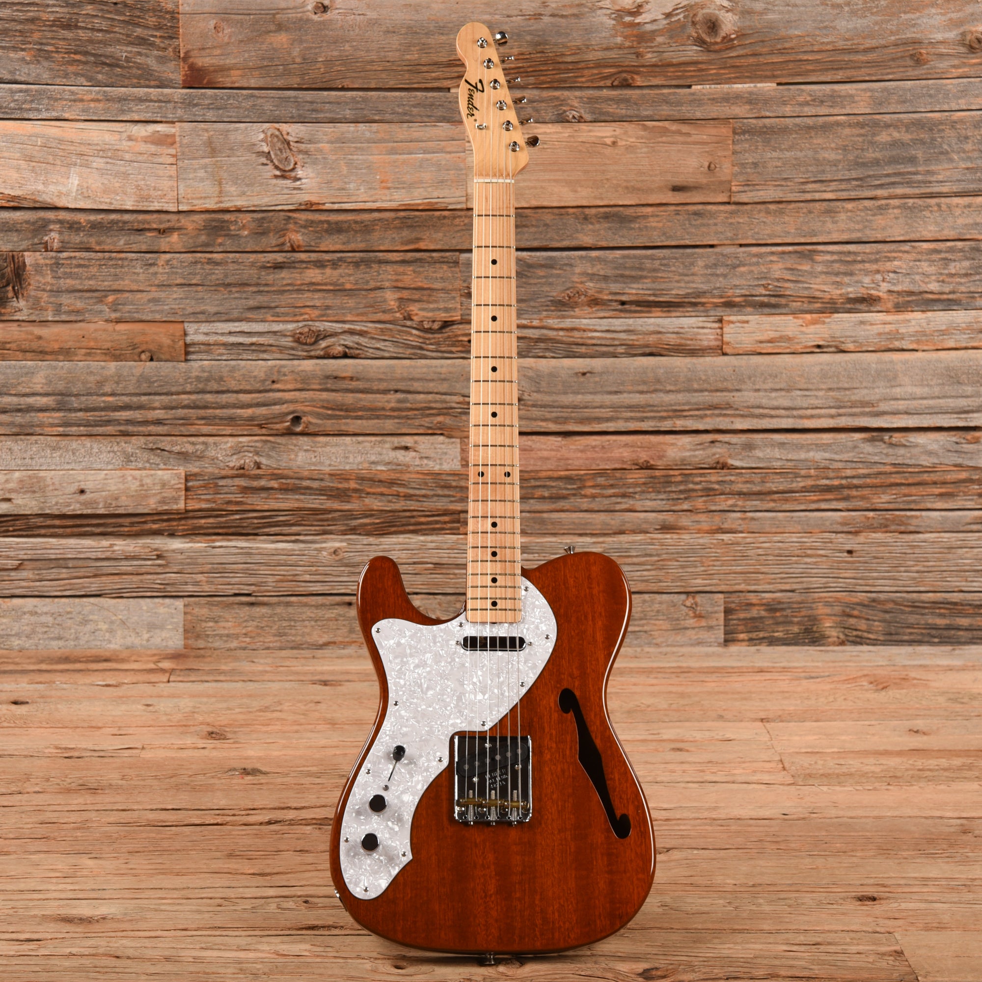 Fender TN70 Thinline Telecaster Natural 2004 LEFTY Electric Guitars / Semi-Hollow