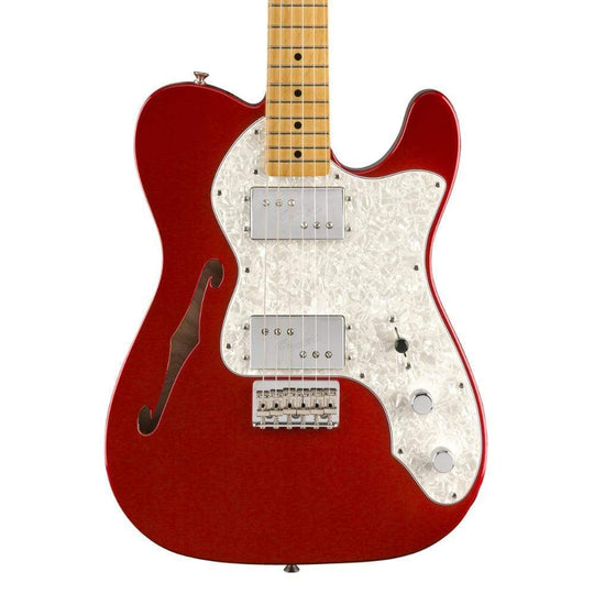 Fender Vintera '70s Telecaster Thinline Candy Apple Red Electric Guitars / Semi-Hollow