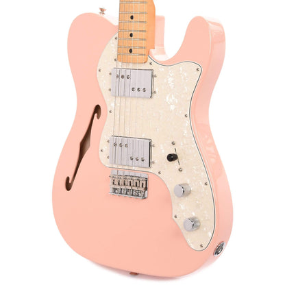 Fender Vintera '70s Telecaster Thinline Shell Pink w/4-Ply Aged Pearl Pickguard Electric Guitars / Semi-Hollow
