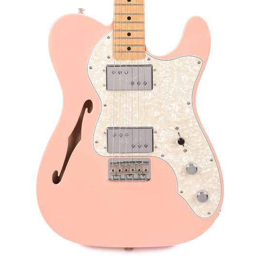 Fender Vintera '70s Telecaster Thinline Shell Pink w/4-Ply Aged Pearl Pickguard Electric Guitars / Semi-Hollow